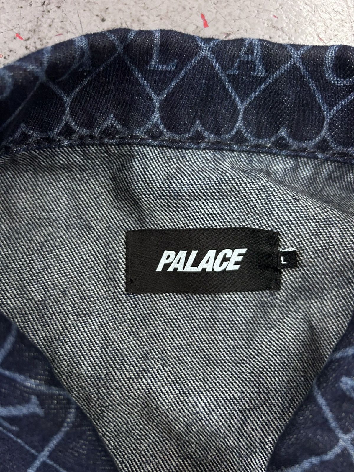 Palace Palace Heart Denim Jacket Size Large Size US L / EU 52-54 / 3 - 3 Thumbnail
