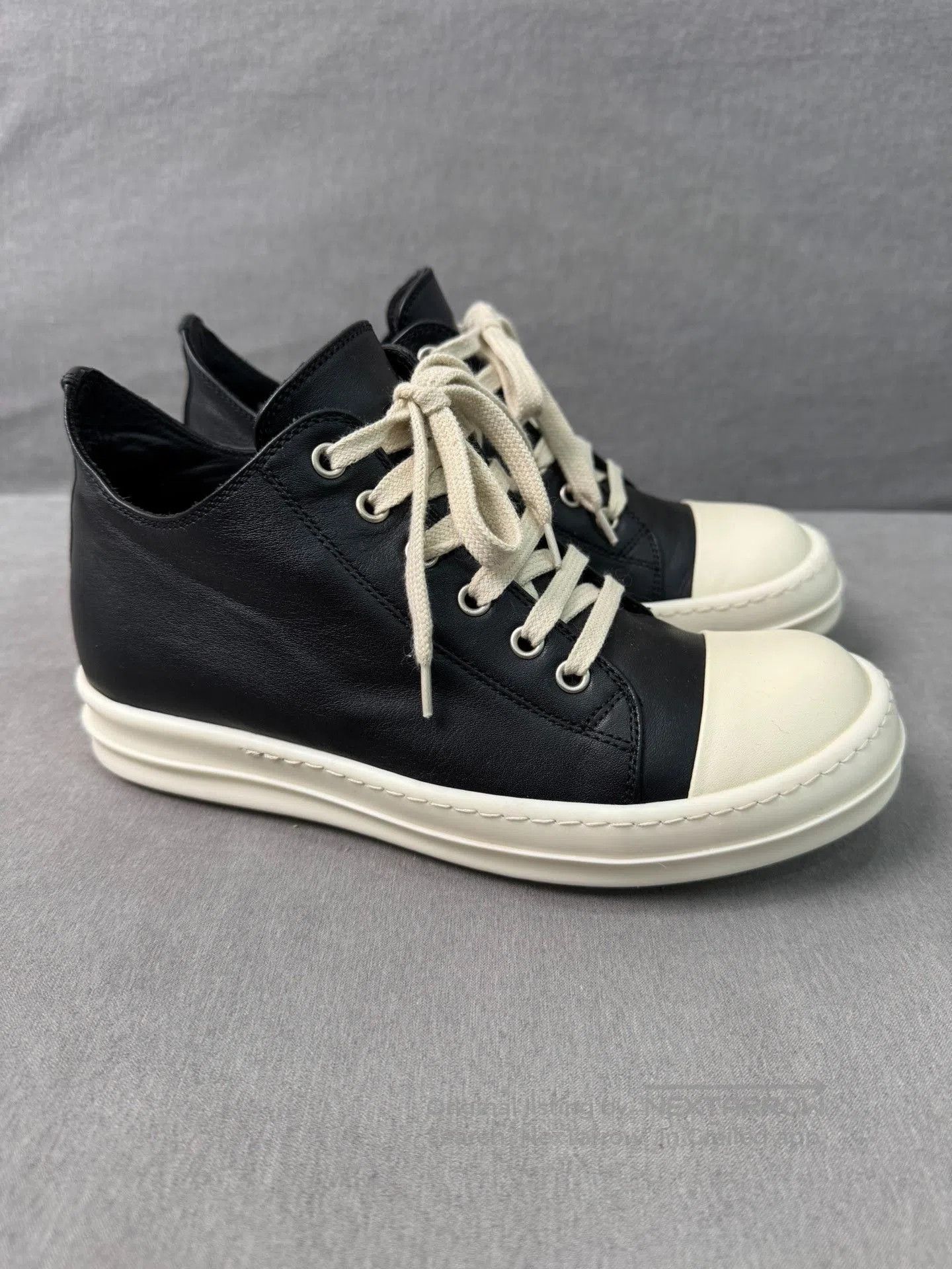 Rick Owens Rick Owens Leather Low. Size US 7 / IT 37 - 2 Thumbnail