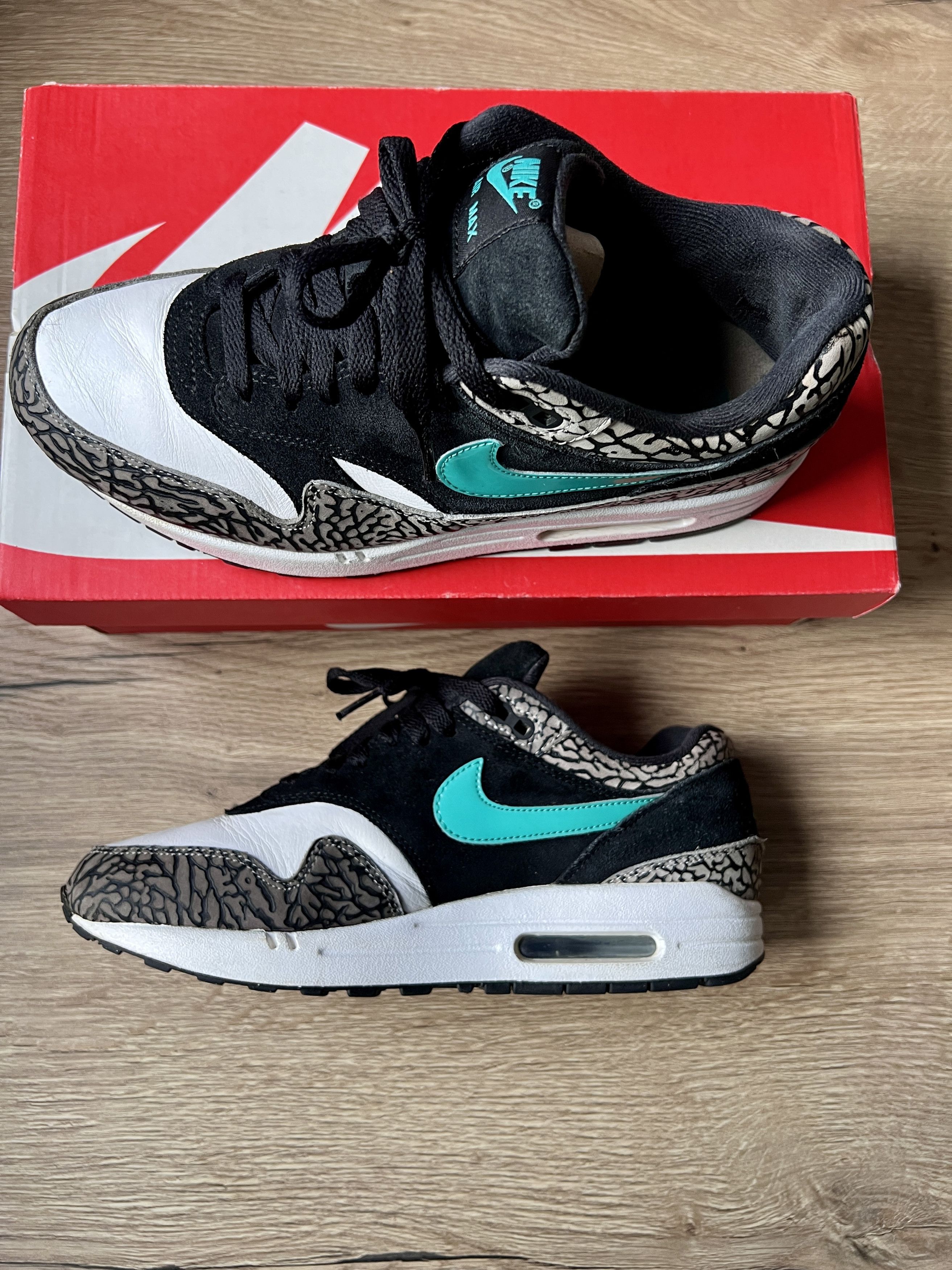 Nike Air Max 1 Elephant Print Atmos 2017 Size US 8 / EU 41 - 3 Thumbnail