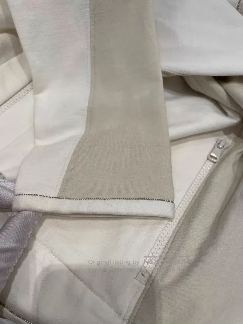 Brunello Cucinelli Brunello Cucinelli Beige cotton coat Size S / US 4 / IT 40 - 6 Thumbnail