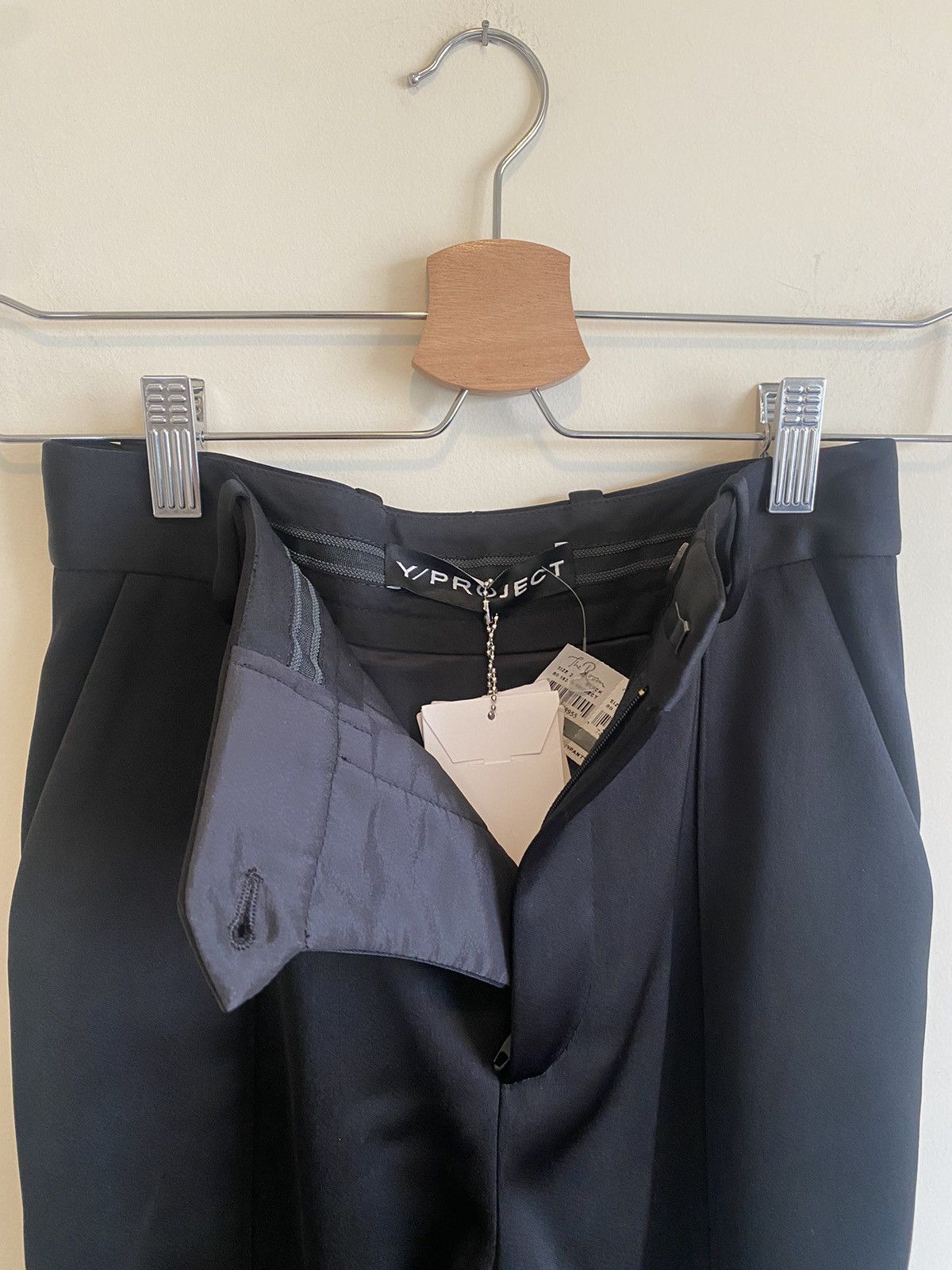 Y/Project Y/Project Stirrup Black Pants Sky Trousers Rise Size 24" / US 00 / IT 34 - 4 Thumbnail