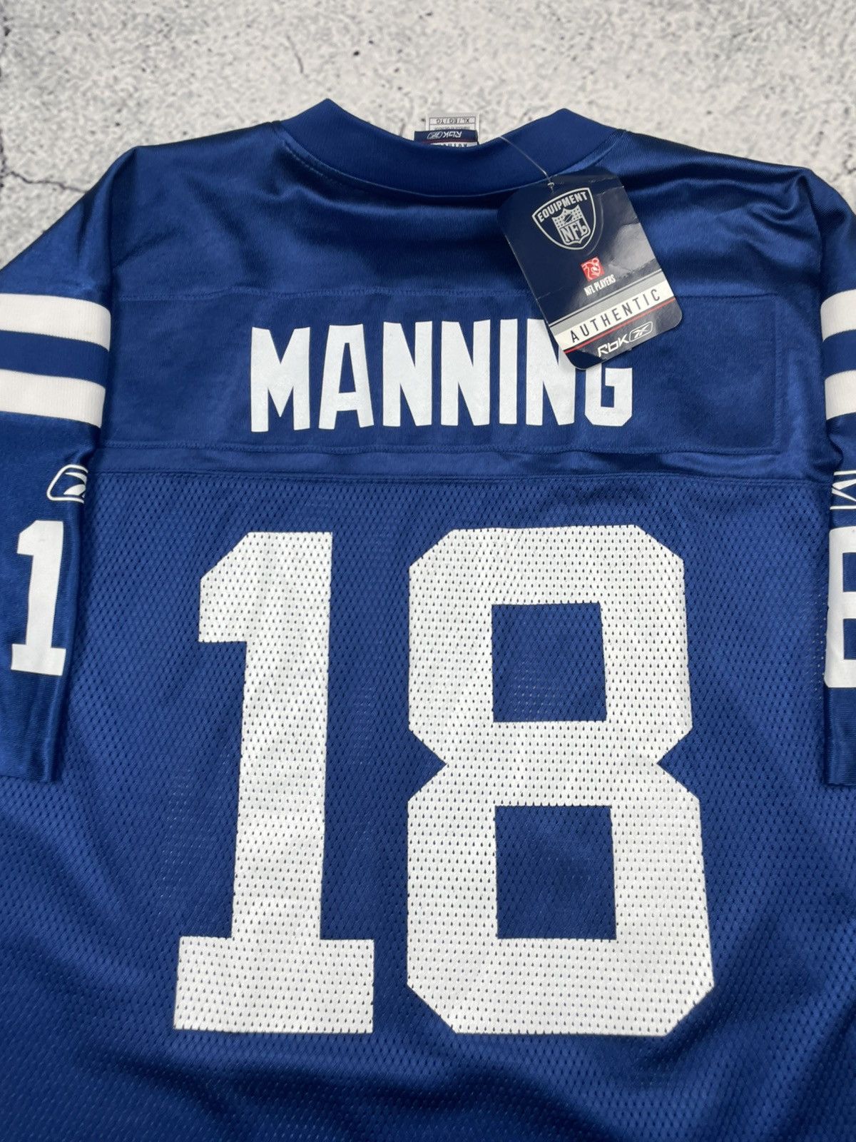 Reebok Vintage Reebok XL Colts #18 Peyton Manning NFL Jersey Drip Size US XL / EU 56 / 4 - 14 Thumbnail