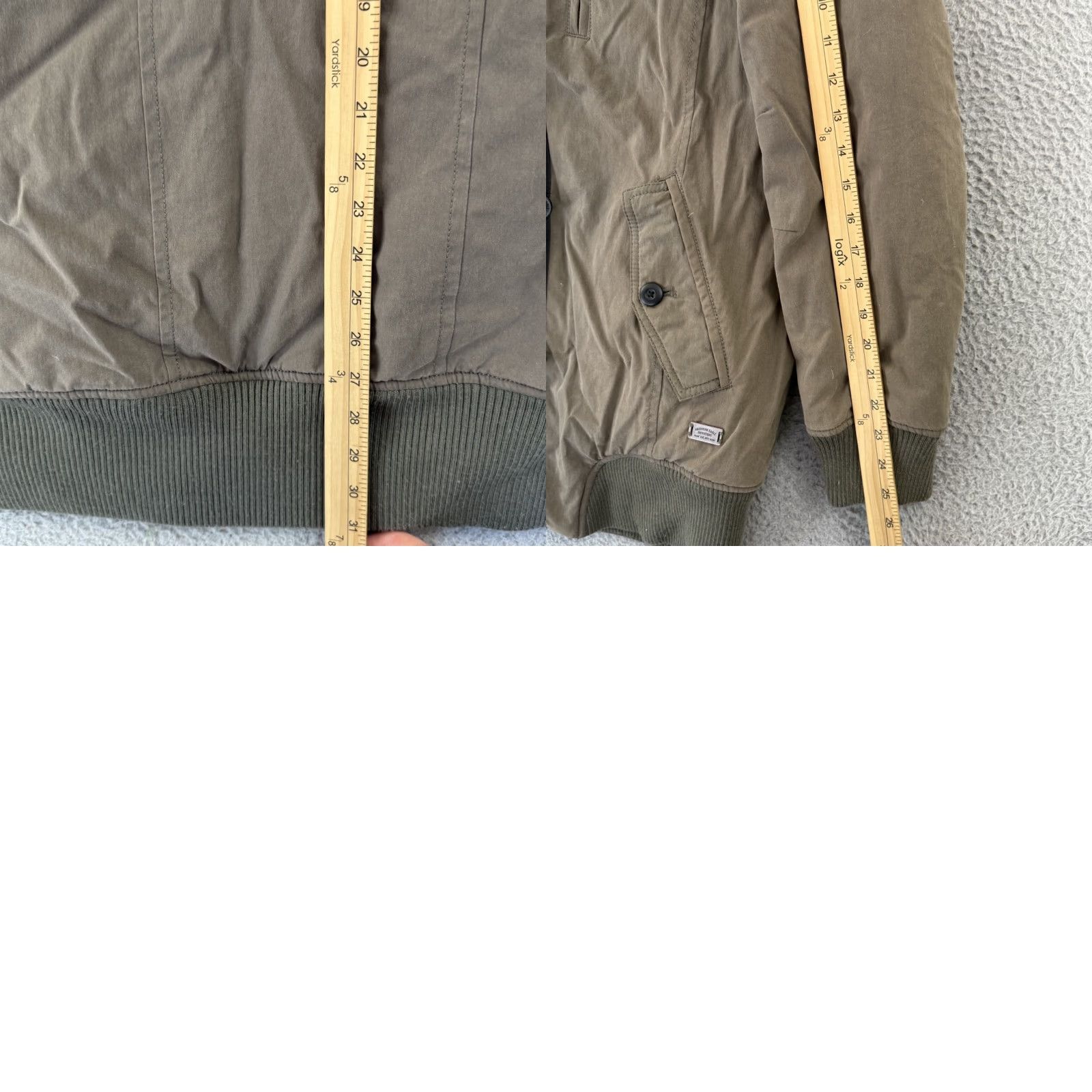 American Eagle Outfitters VINTAGE American Eagle Outfitters Jacket Womens Large Brown Lined Parka Faux Fur Hooded Zip Size L / US 10 / IT 46 - 9 Thumbnail