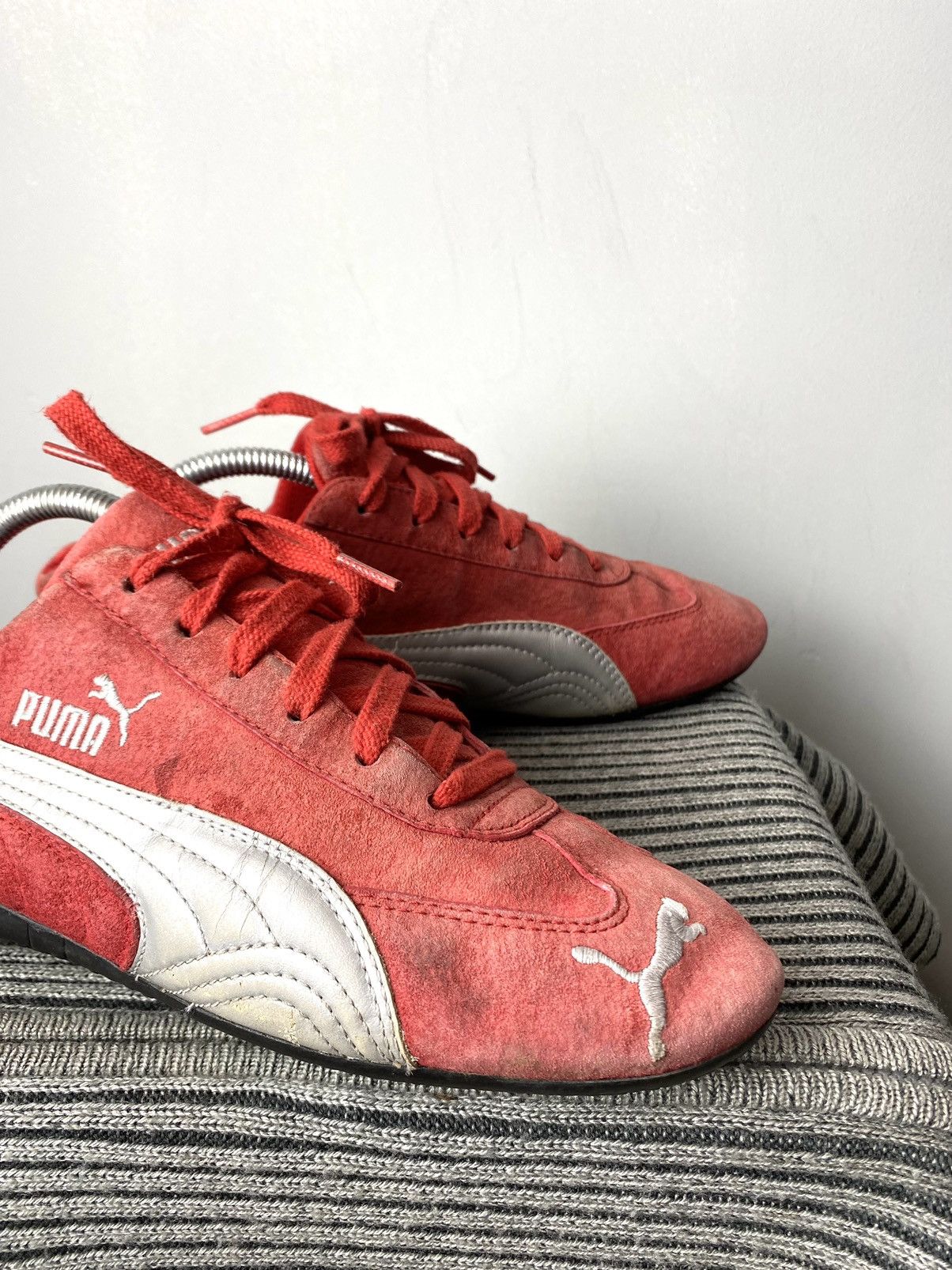 Puma Rare! Vintage Suede Puma Speed Cat Sneakers Racing Ferrari Size US 8 / EU 41 - 7 Thumbnail
