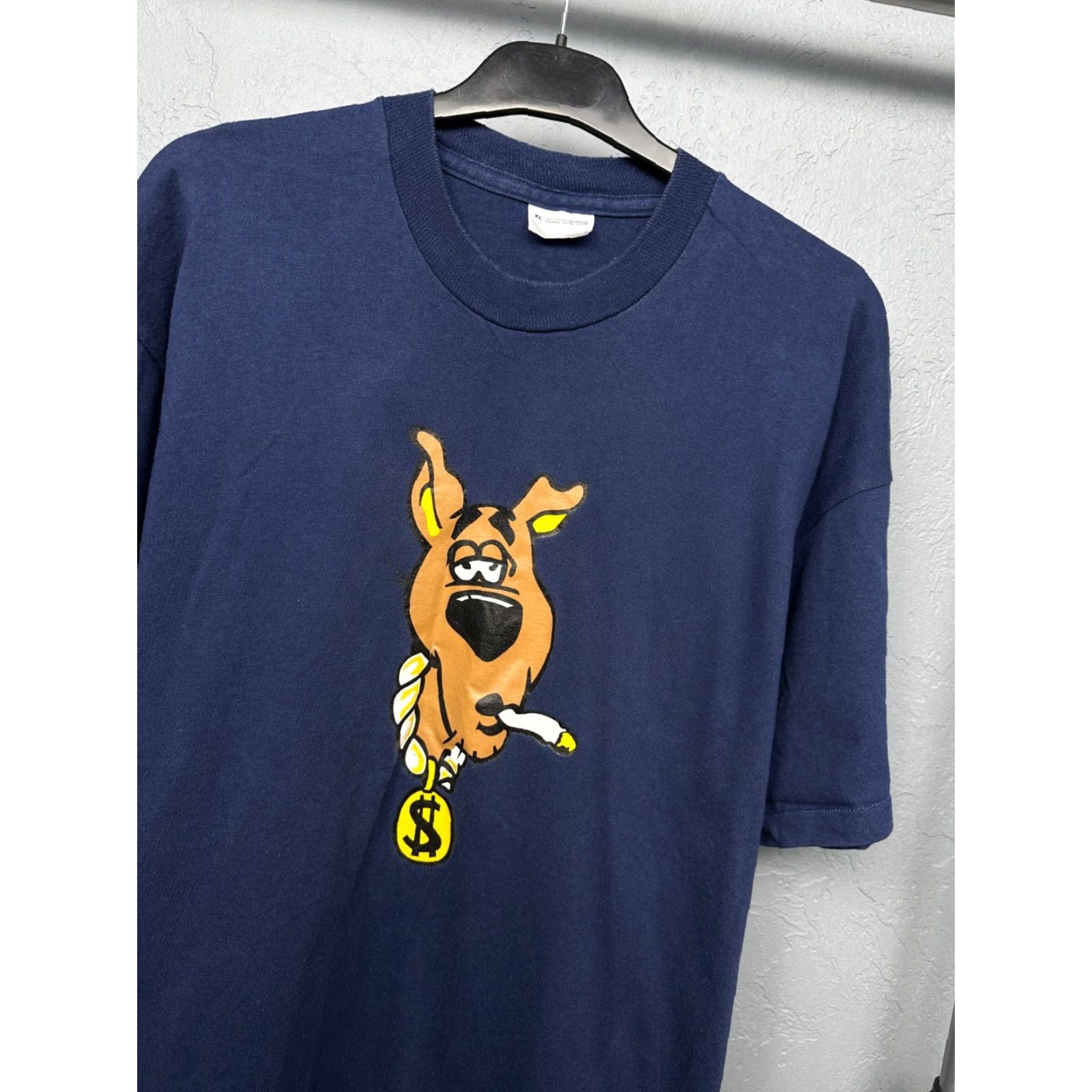 Vintage VINTAGE Scooby-Doo Cartoon 90s Mens T-Shirt XL Blue Short Sleeve Crew Neck Comic Size US XL / EU 56 / 4 - 2 Thumbnail