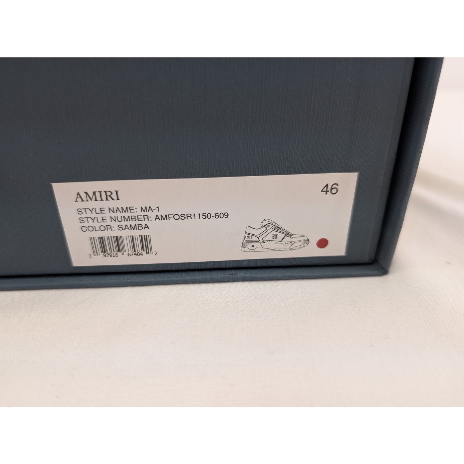 Amiri o1rshd1 MA-1 Sneakers in Samba Size US 13 / EU 46 - 21 Thumbnail