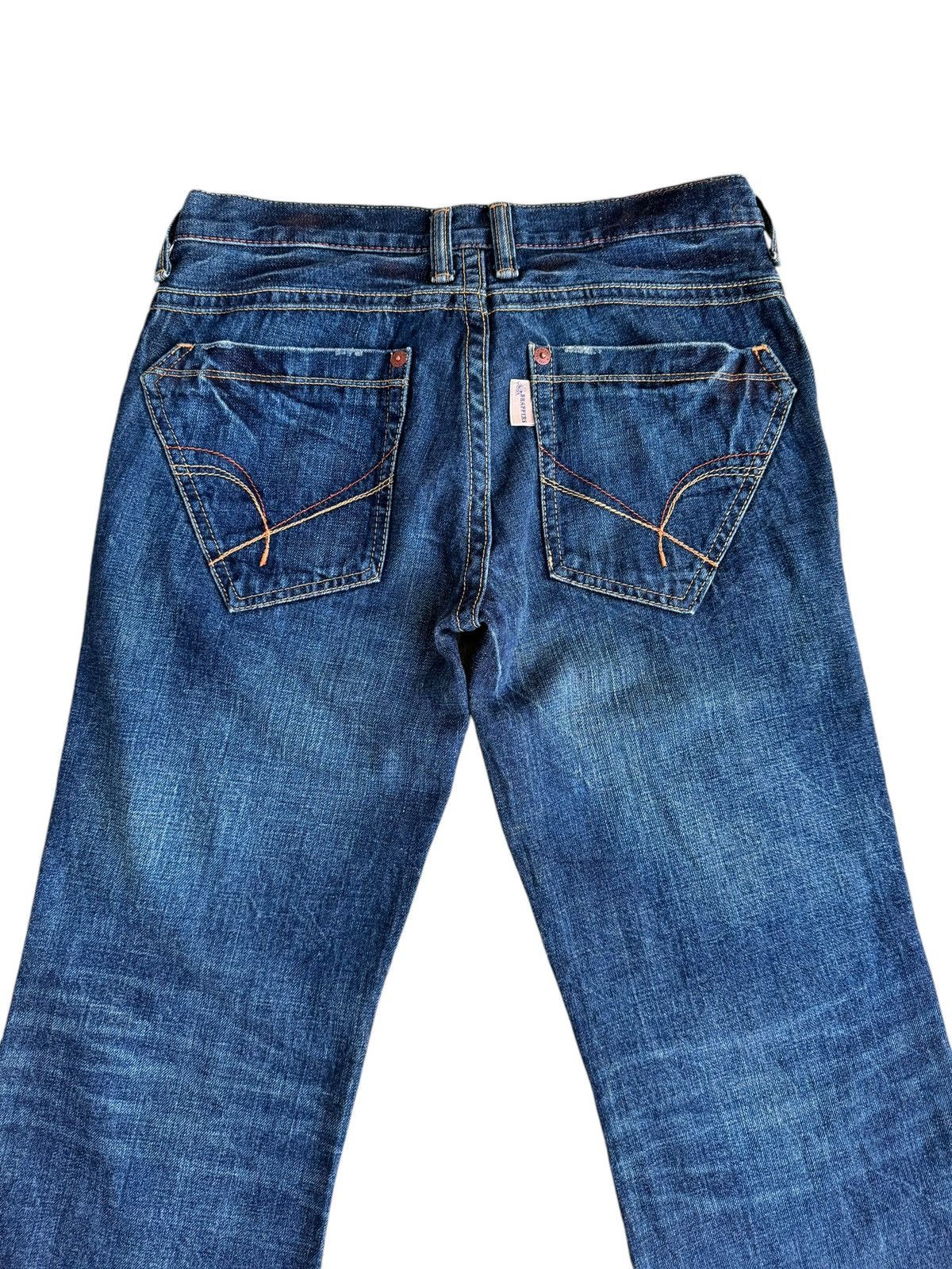 Japanese Brand ⚡️Vintage Japanese Brand Brappers Super Flare Jeans Size US 31 - 10 Thumbnail