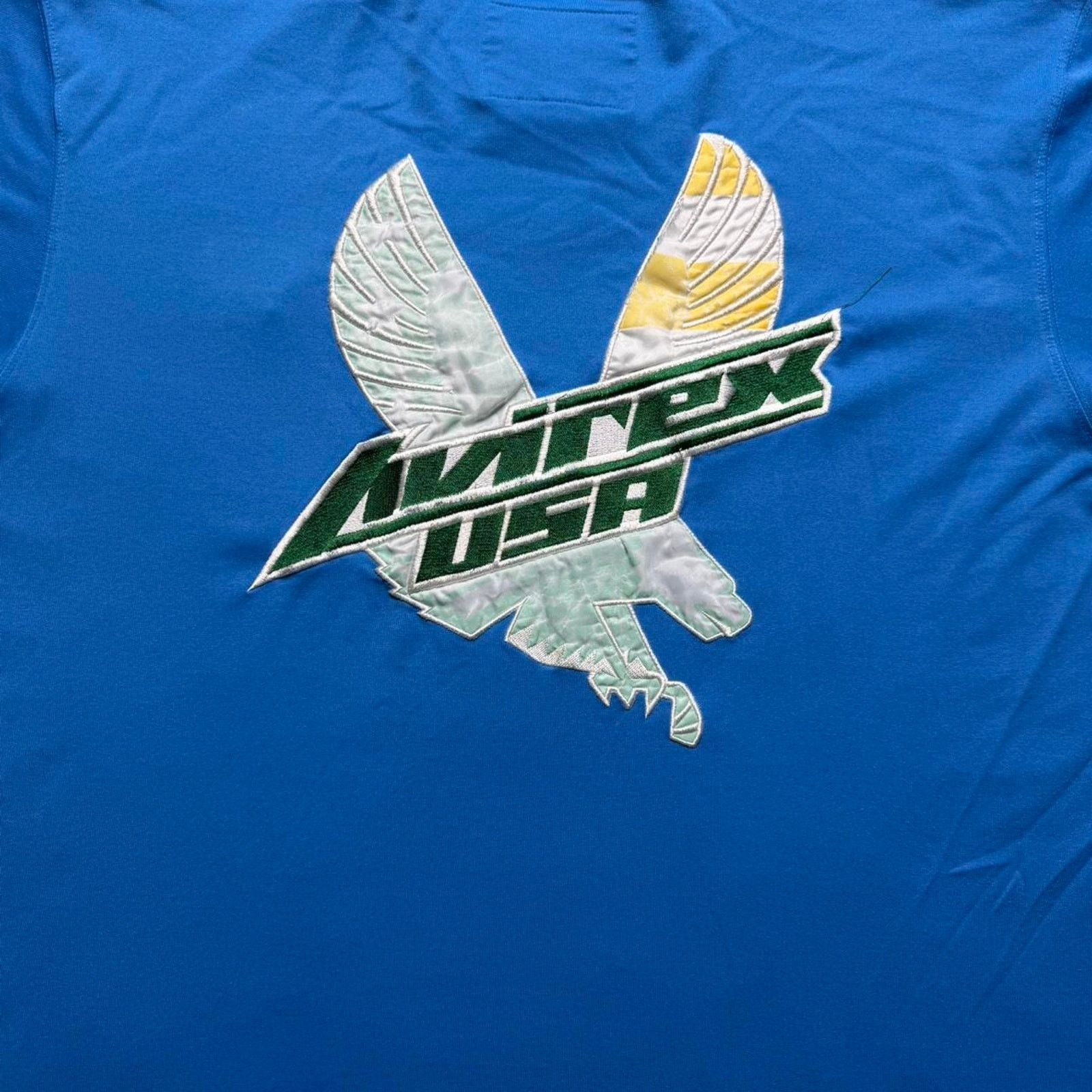 Avirex × Vintage Vintage Y2K Avirex Embroidered Logo S/S Jersey Size 3XL Blue Size US XXL / EU 58 / 5 - 7 Thumbnail