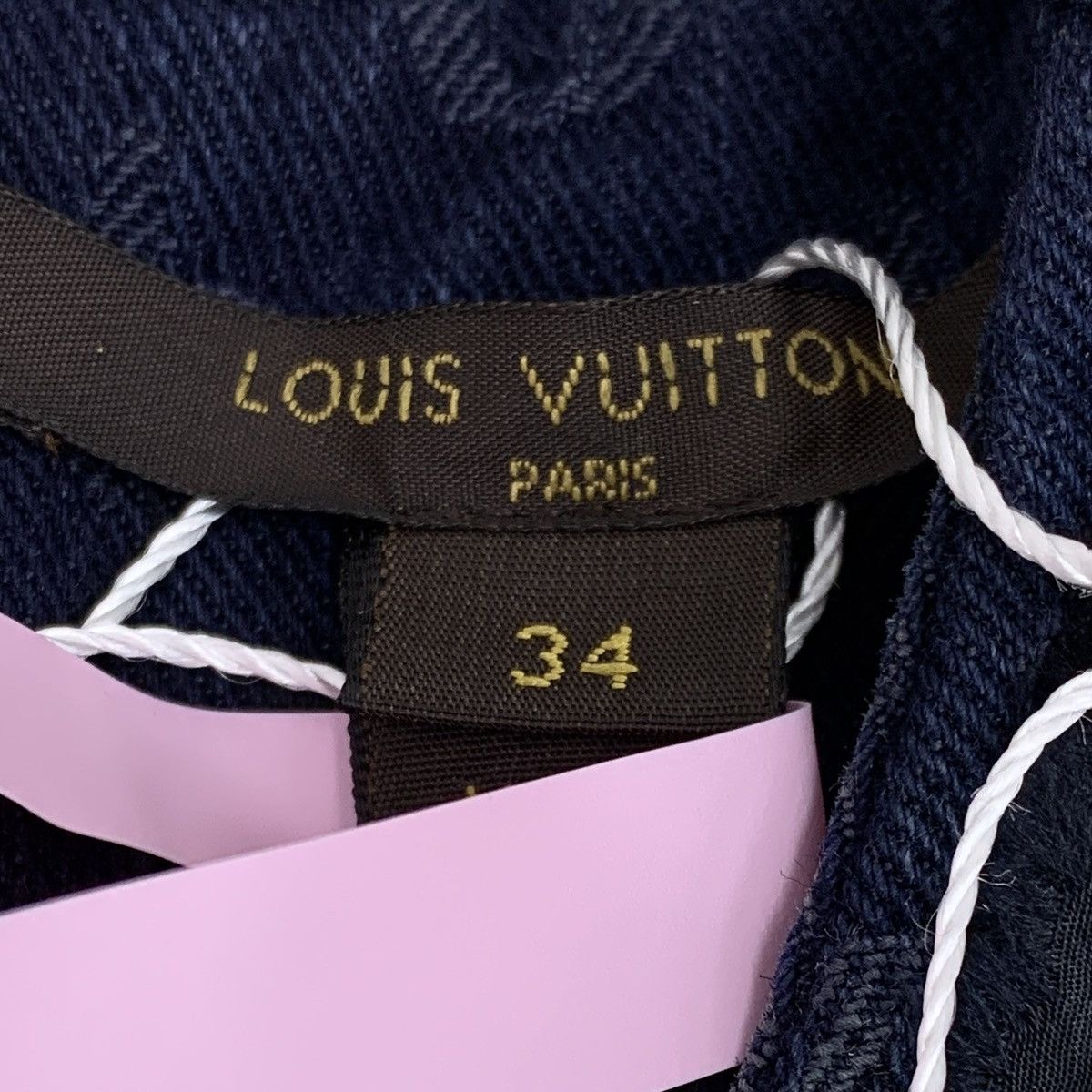 Louis Vuitton Louis Vuitton All-over Monogram Sleeveless Denim Dress K26WX Size XXS / US 00 / IT 34 - 5 Thumbnail