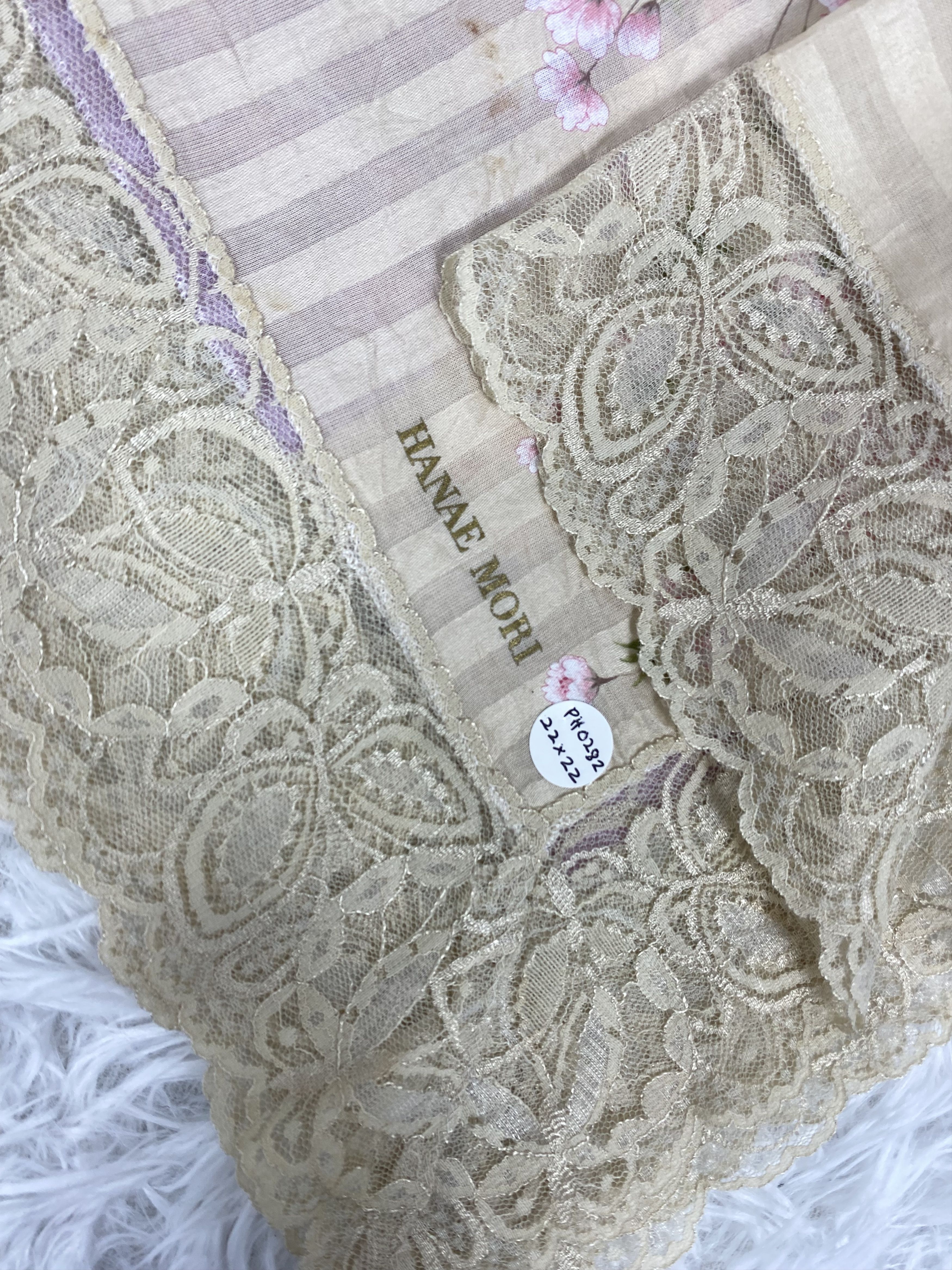 Hanae Mori Vintage Hanae Mari Handkerchief Neckerchief PH0282 Size ONE SIZE - 2 Thumbnail