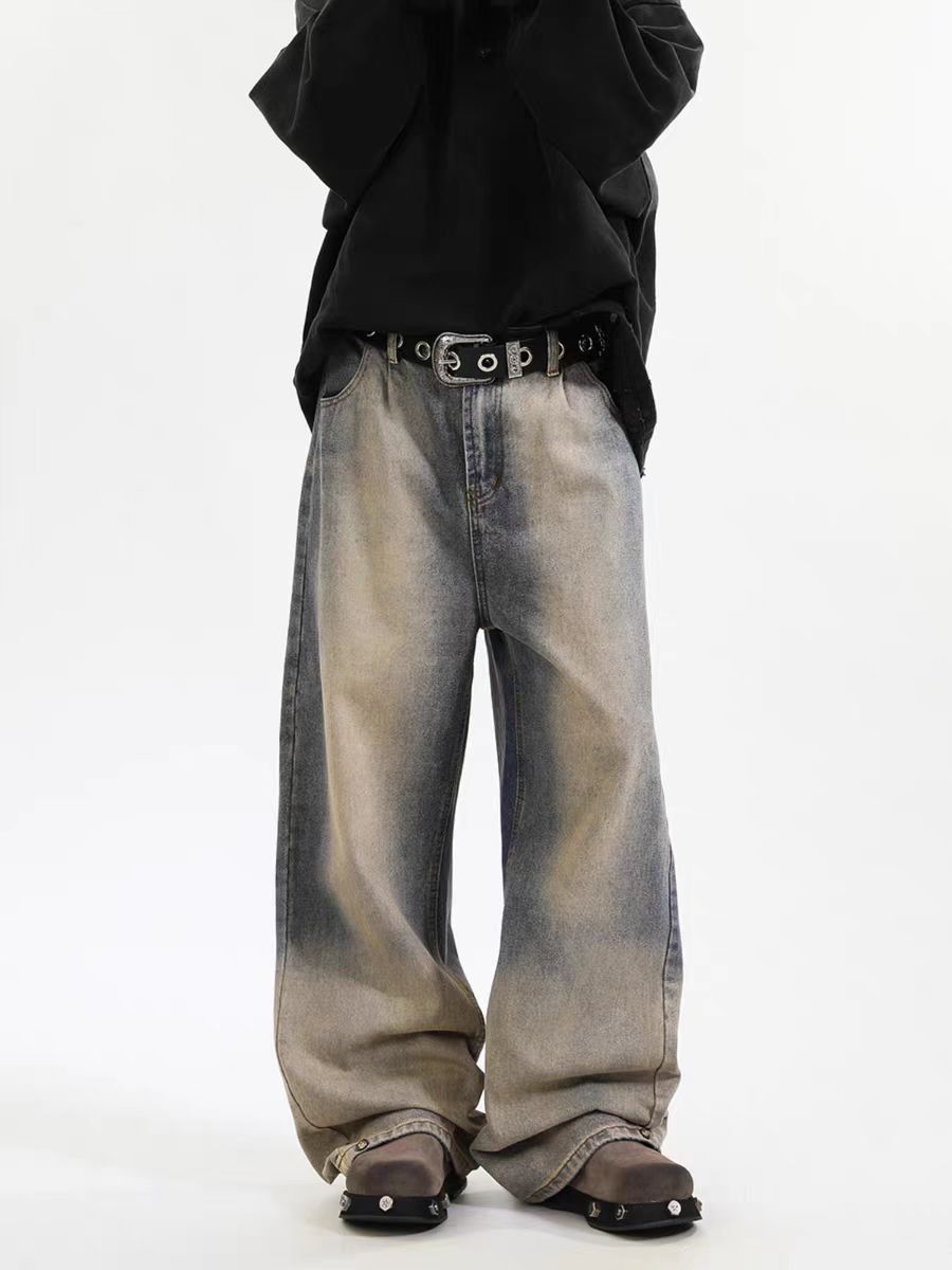 Japanese Brand × Jean Vintage Straight Leg Casual Washed Loose Jeans Size US 34 / EU 50 - 2 Thumbnail