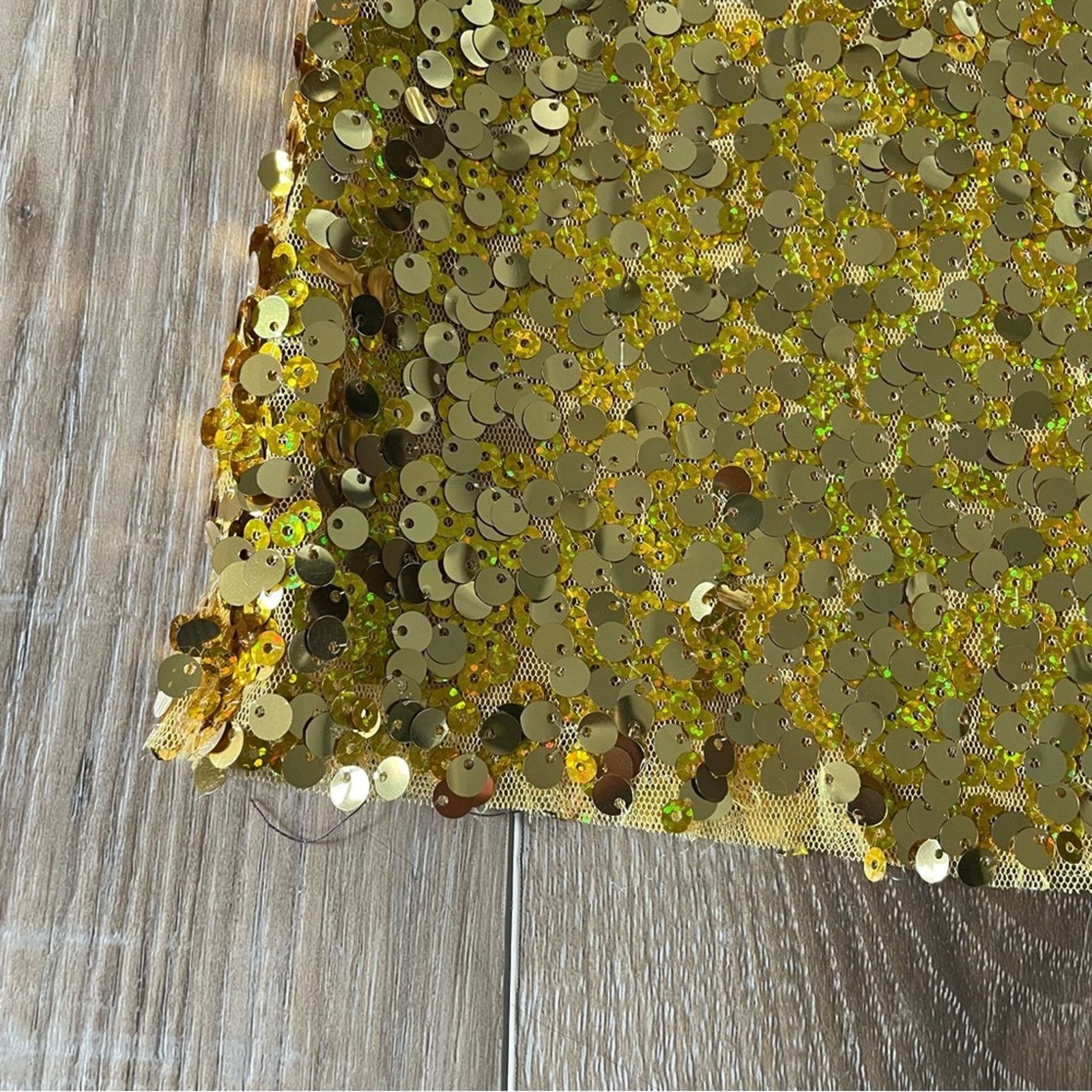 Urban Outfitters Urban Outfitters Lulu Sequin Mini Skirt Size 30" / US 8 / IT 44 - 5 Thumbnail
