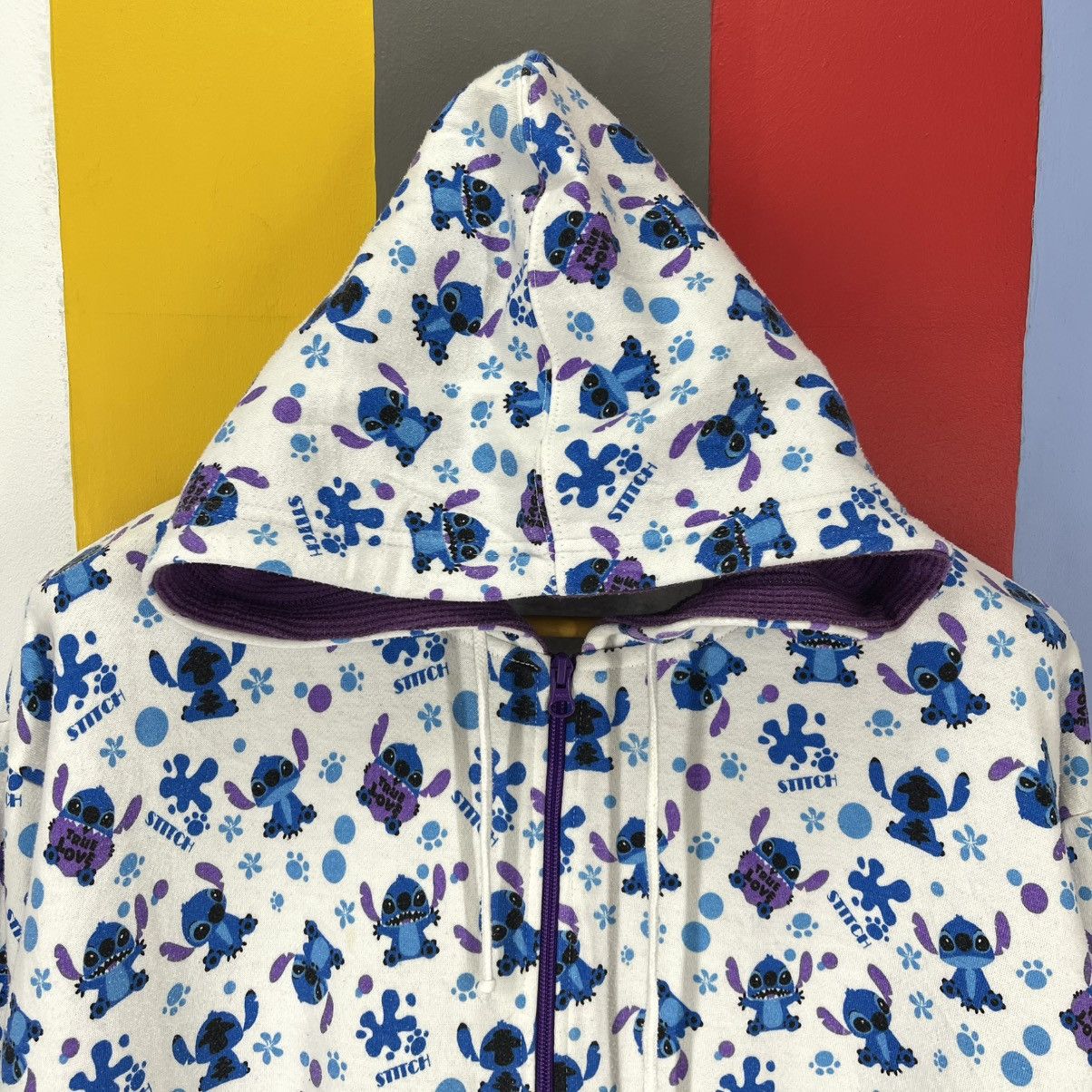 Cartoon Network LILO AND STITCH Zipper Hoodie #1976/12 Size US XL / EU 56 / 4 - 2 Thumbnail
