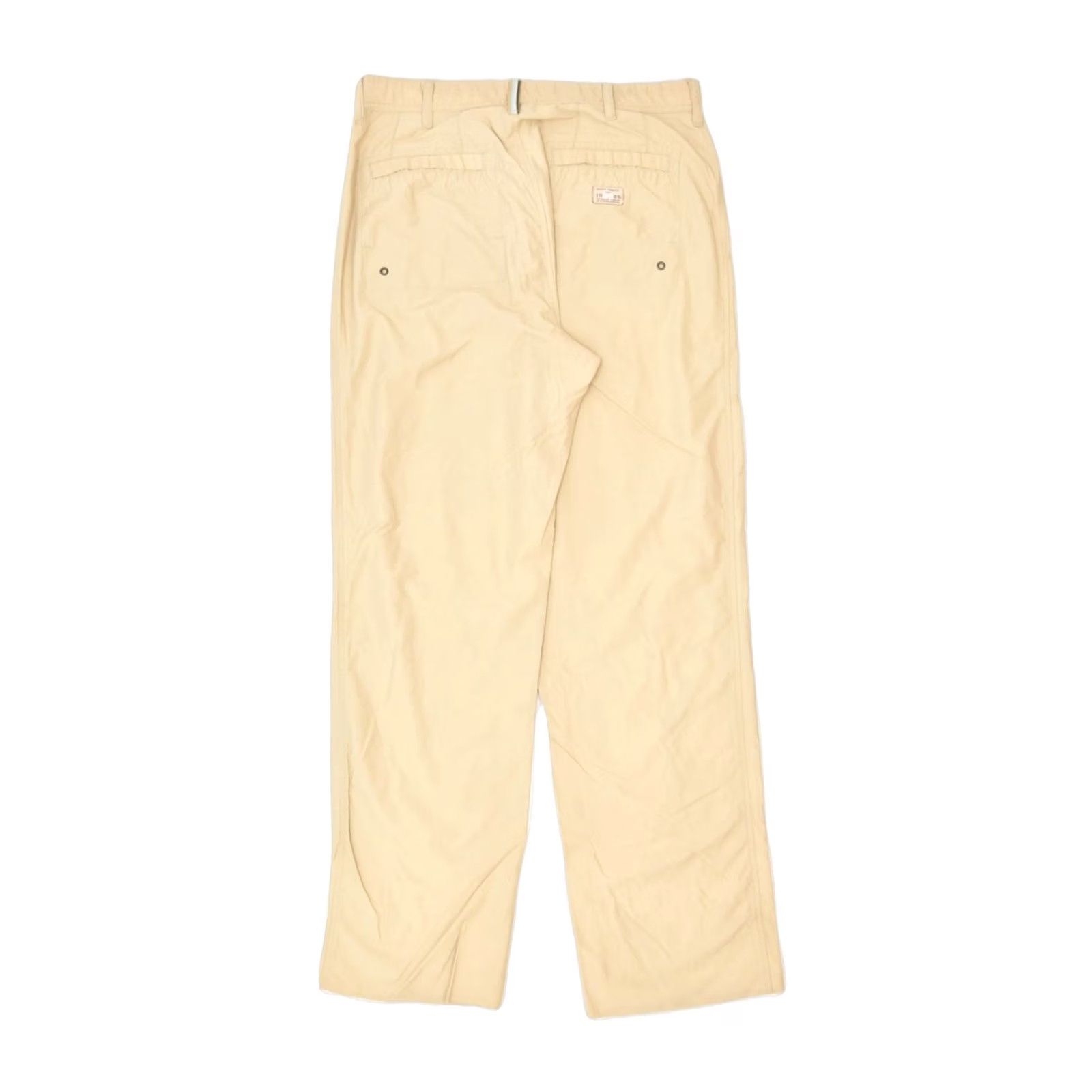 Invicta INVICTA Womens Casual Trousers Beige Cotton Classic Large W30 L29 IT 46 Size 36" / US 14 / IT 50 - 2 Thumbnail