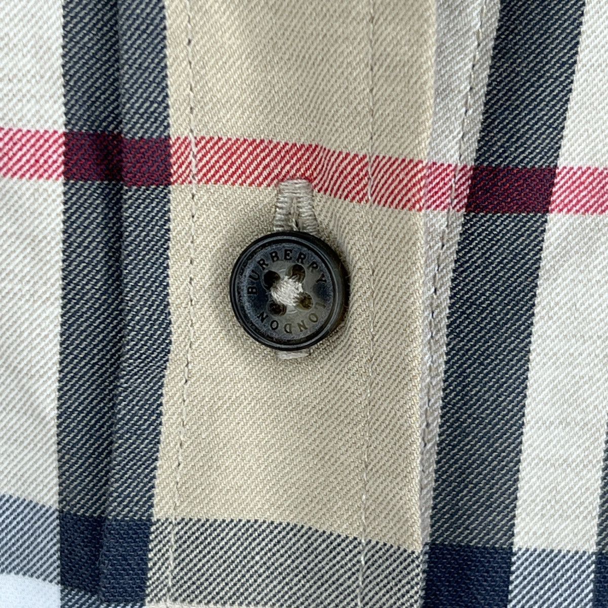 Burberry Burberry London Nova Check Button Up Dress Mini Retro Y2K Size M / US 6-8 / IT 42-44 - 4 Thumbnail