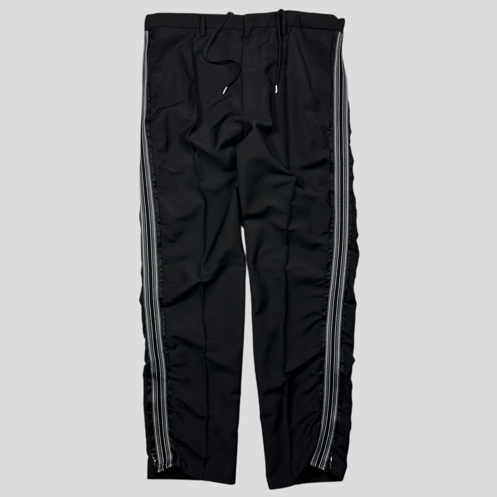Prada Prada Milano 2022 Mohair & Wool Striped Logo Trousers IT50 L Size US 34 / EU 50 - 4 Thumbnail