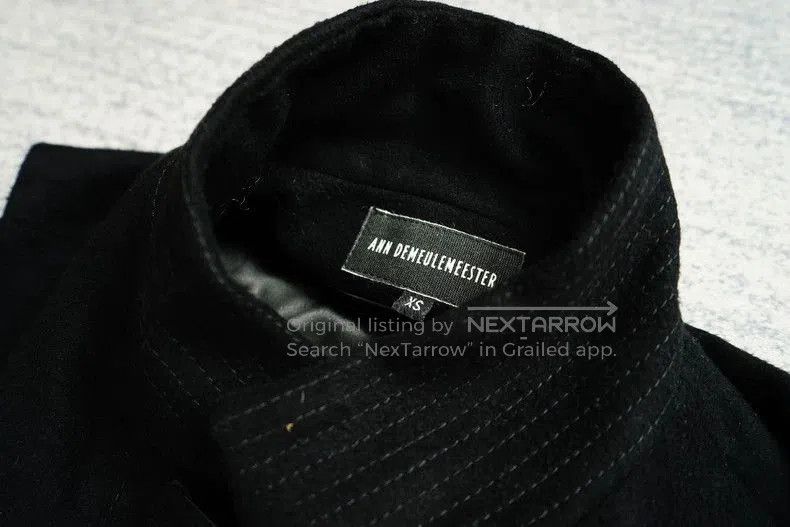 Ann Demeulemeester ann demeulemeester Autumn-winter double collar rayon silk b Size US XS / EU 42 / 0 - 8 Thumbnail
