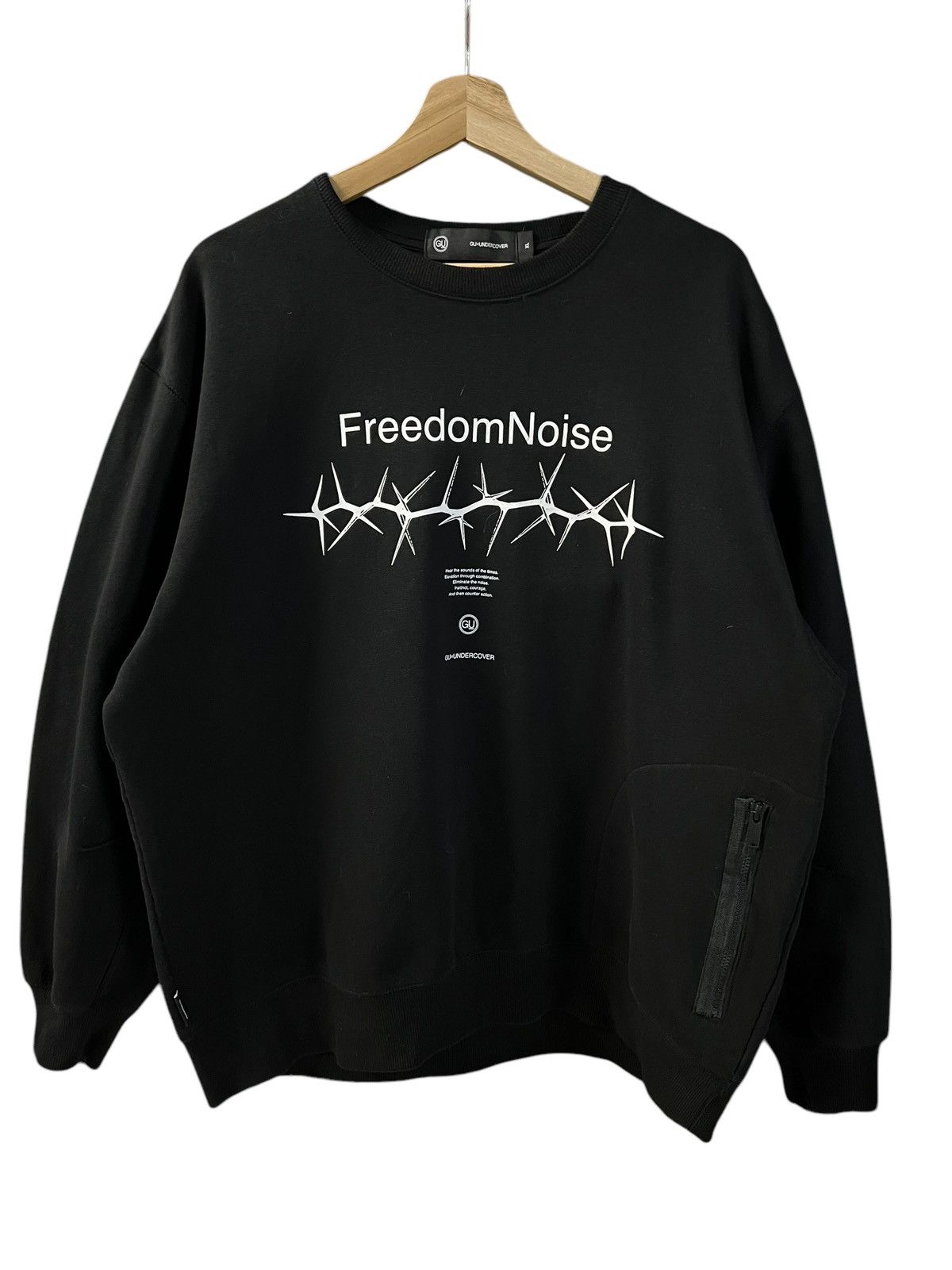 GU × Jun Takahashi × Undercover GU X UNDERCOVER FREEDOM NOICE SWEATSHIRT VERY RARE Size US XL / EU 56 / 4 - 1 Thumbnail