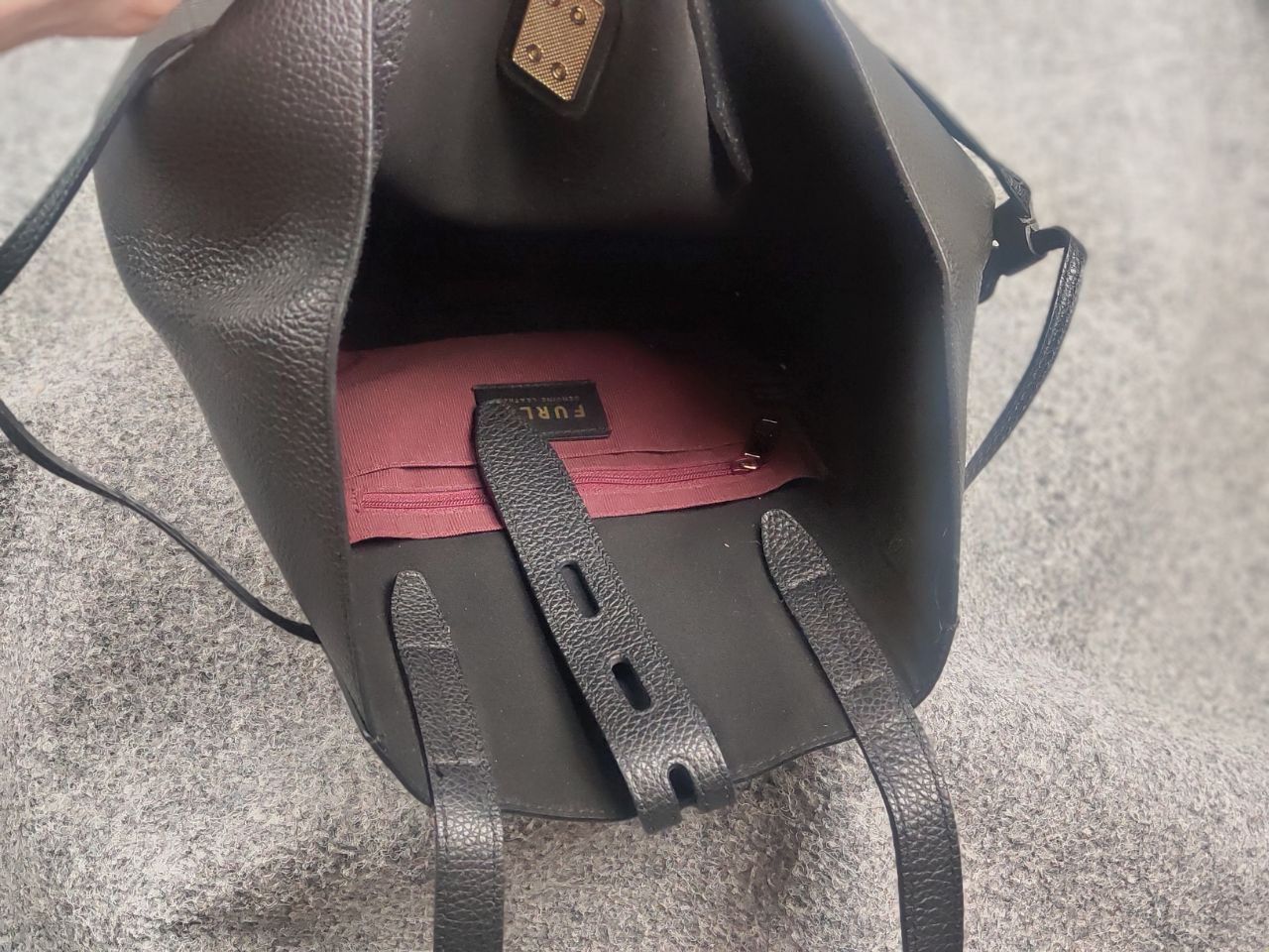 Furla Furla Net M Tote Shoulder Bag Grainy leather HW Turn Lock Size ONE SIZE - 14 Thumbnail
