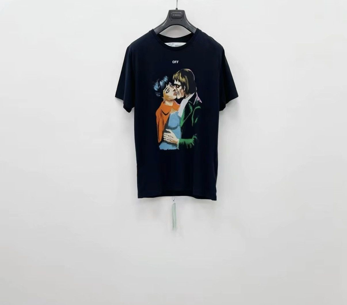 Off-White OFF-WHITE 100% Cotton Short Sleeve T-shirt J30 Size US M / EU 48-50 / 2 - 1 Thumbnail