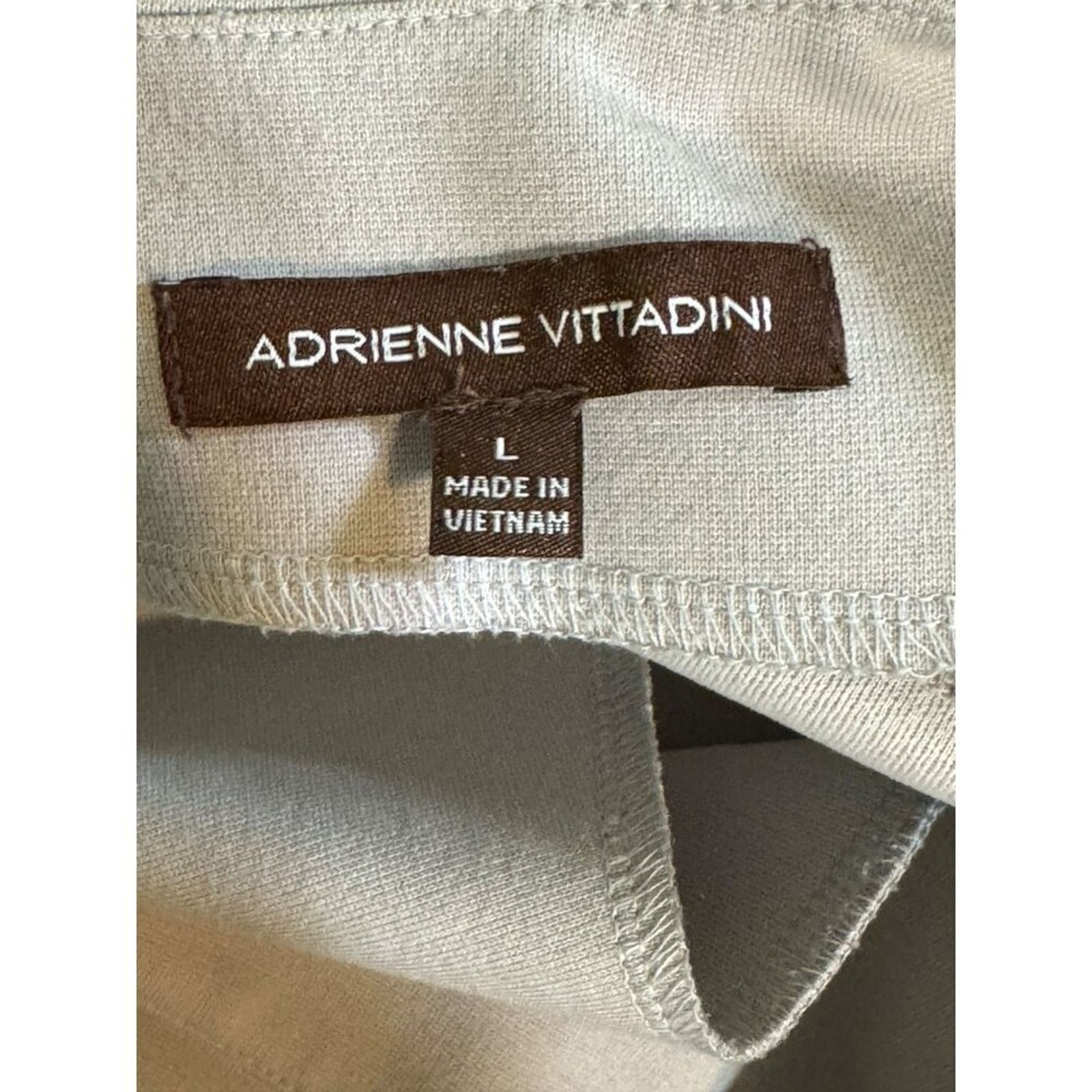 Other Adrienne Vittadini Gray Belted Sheath Dress Sleeveless Large Size L / US 10 / IT 46 - 6 Thumbnail