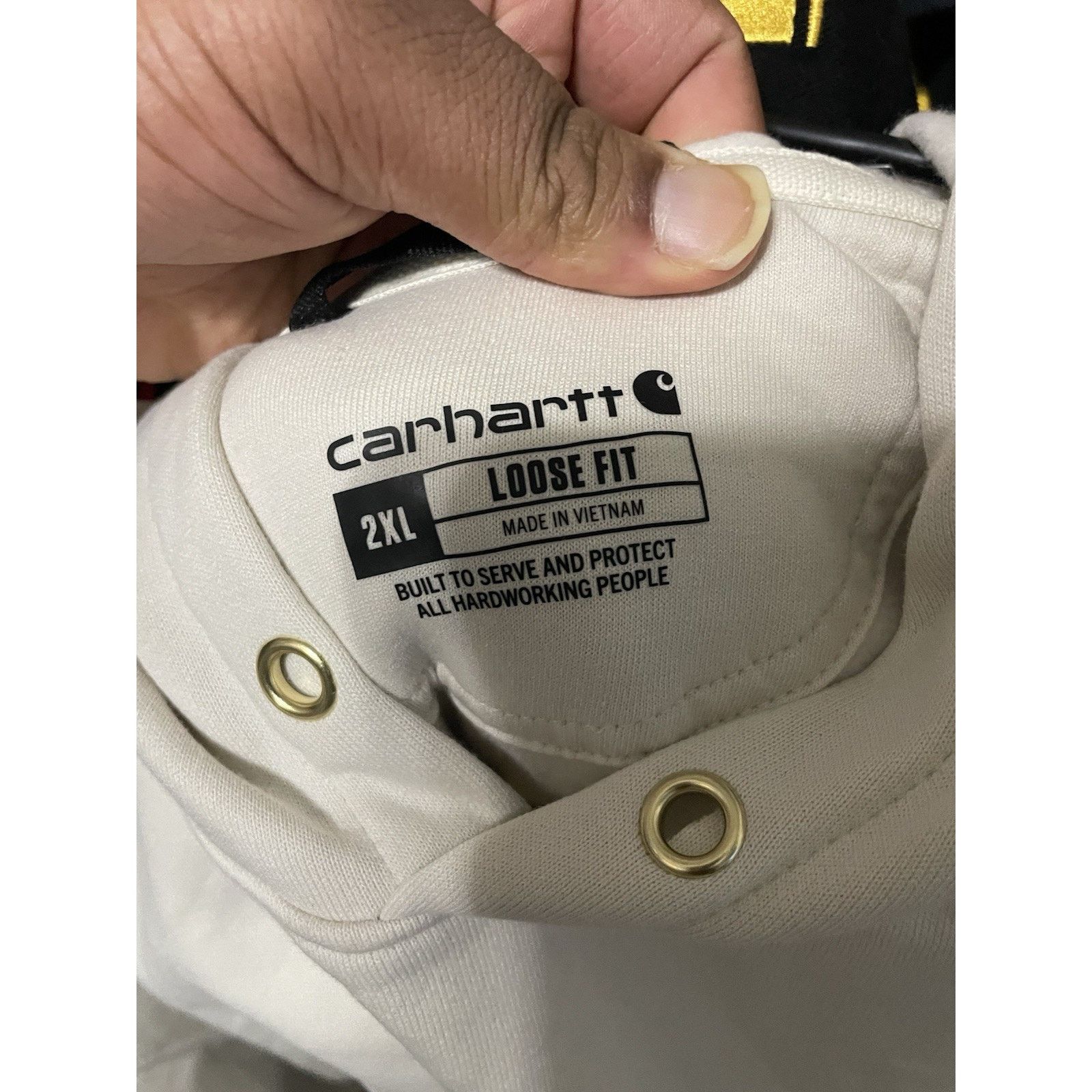 Carhartt Size 2XL-Carhartt K288-W03 Logo Sleeve Hooded Sweatshirt Size US XXL / EU 58 / 5 - 3 Thumbnail