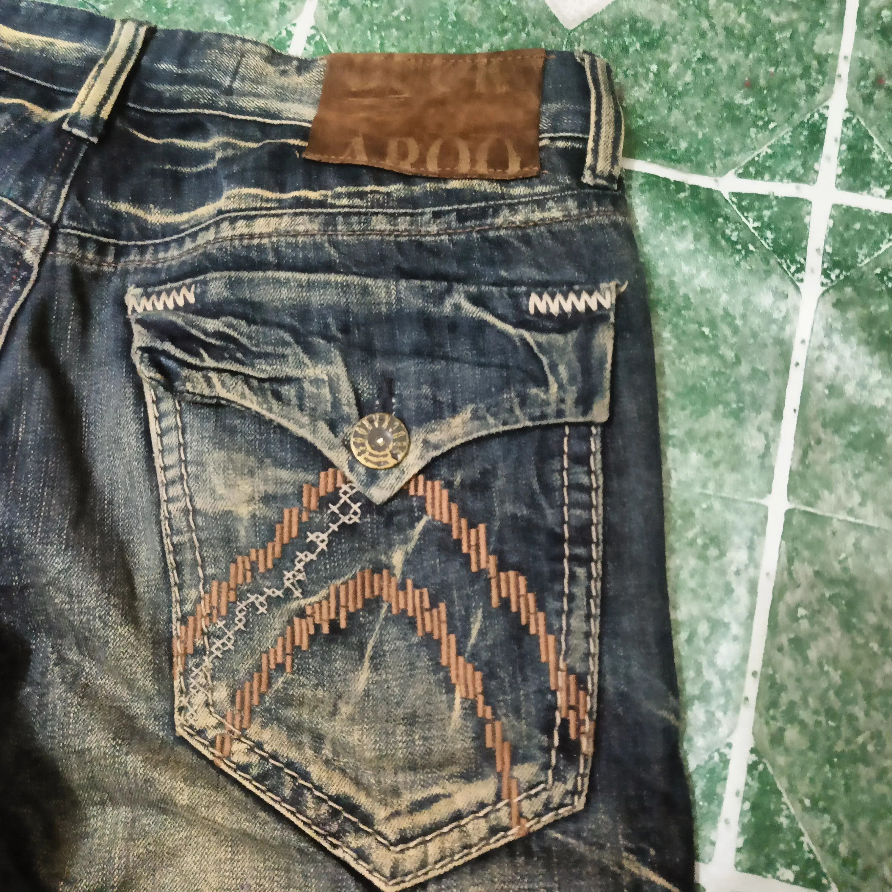 If Six Was Nine 90s Buckaroo jeans flared distressed jeans bootcut Size US 32 / EU 48 - 14 Thumbnail
