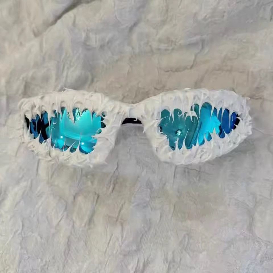 Electric Visual Y2K Hip-hop Monster Grunge sunglases Size ONE SIZE - 3 Thumbnail