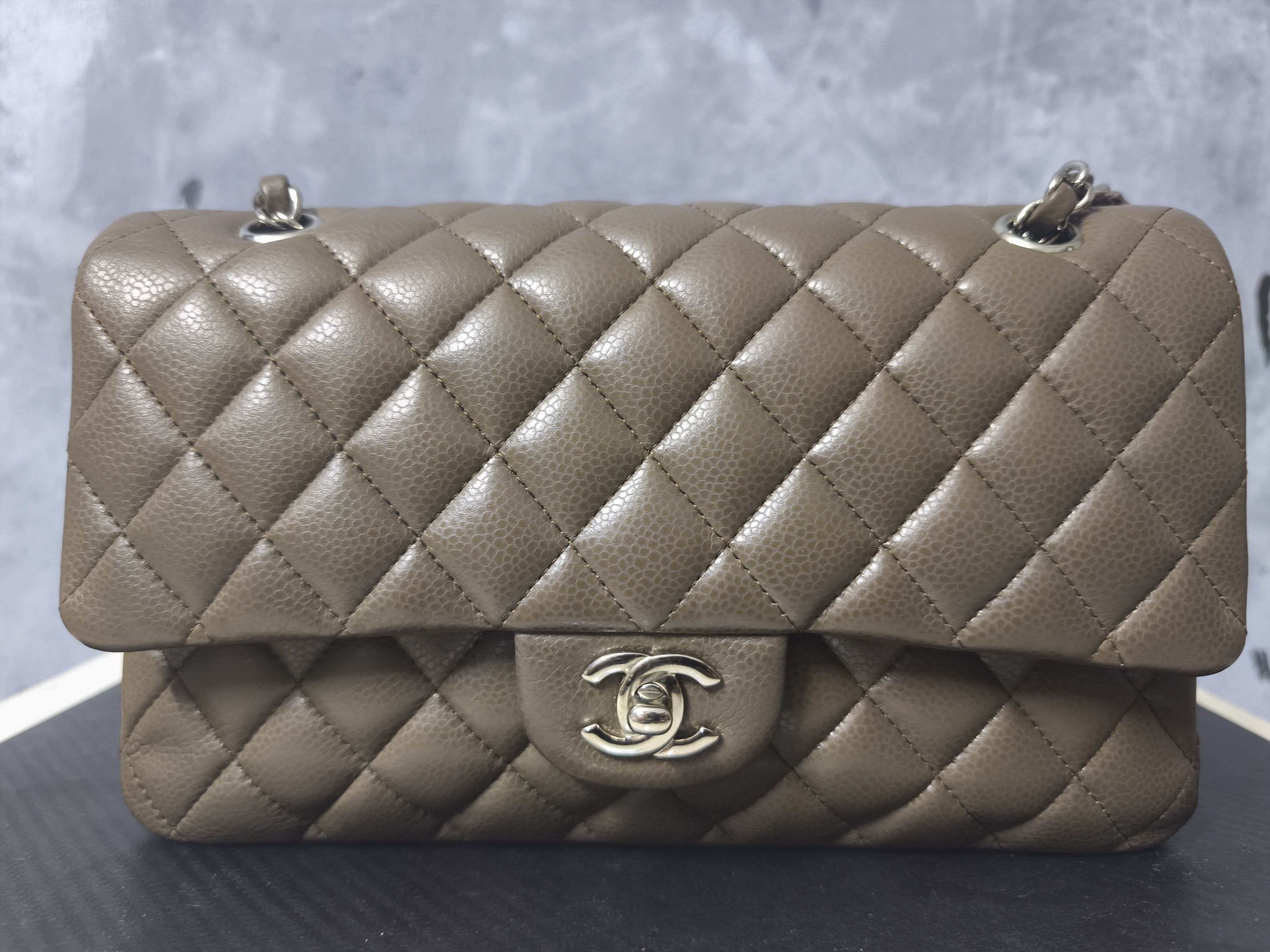 Chanel Chanel double flap chocolate caviar medium Size ONE SIZE - 1 Thumbnail