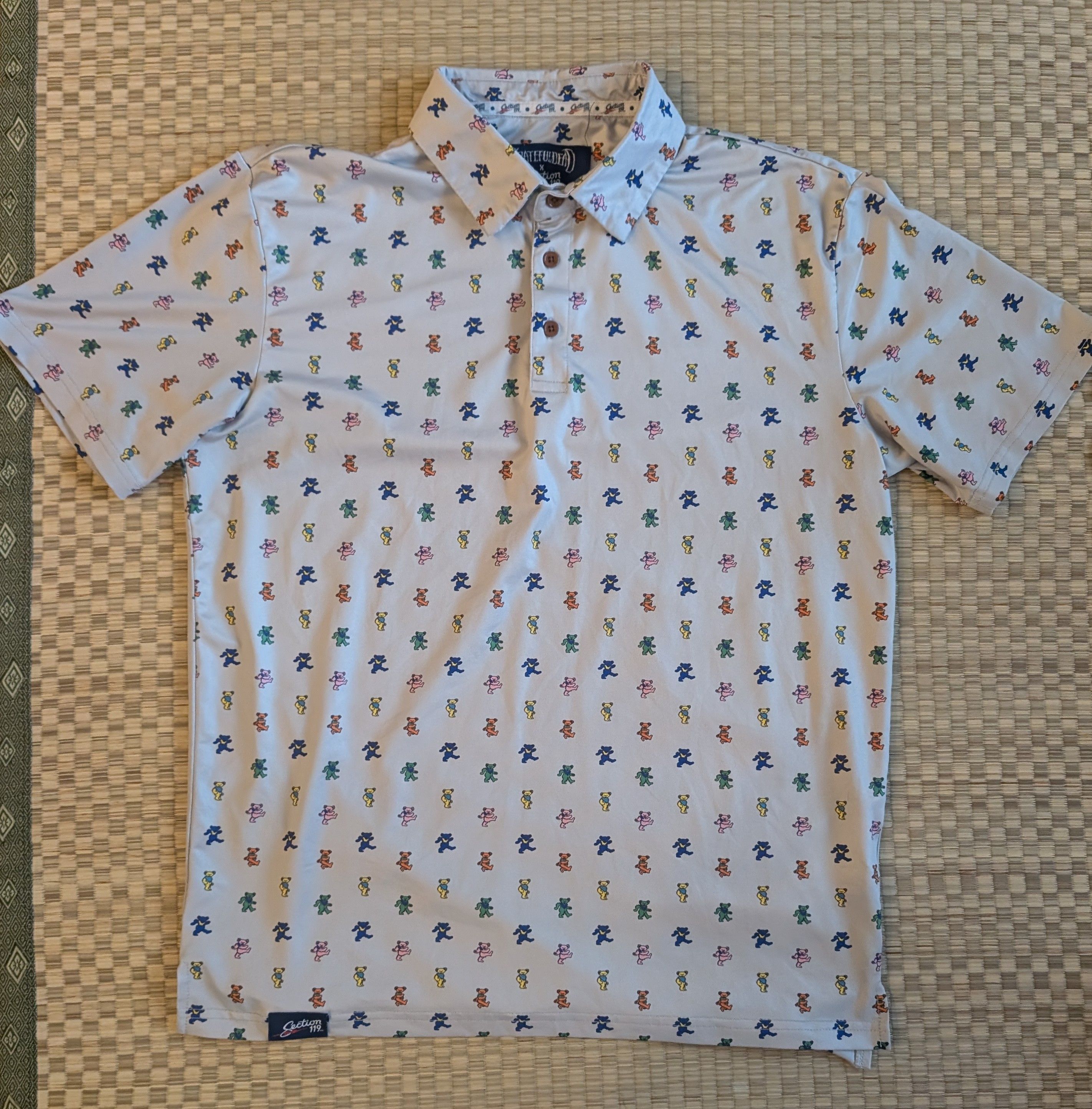 Grateful Dead Section 119 x Grateful Dead Dancing Bears Performance Polo Size US S / EU 44-46 / 1 - 1 Thumbnail