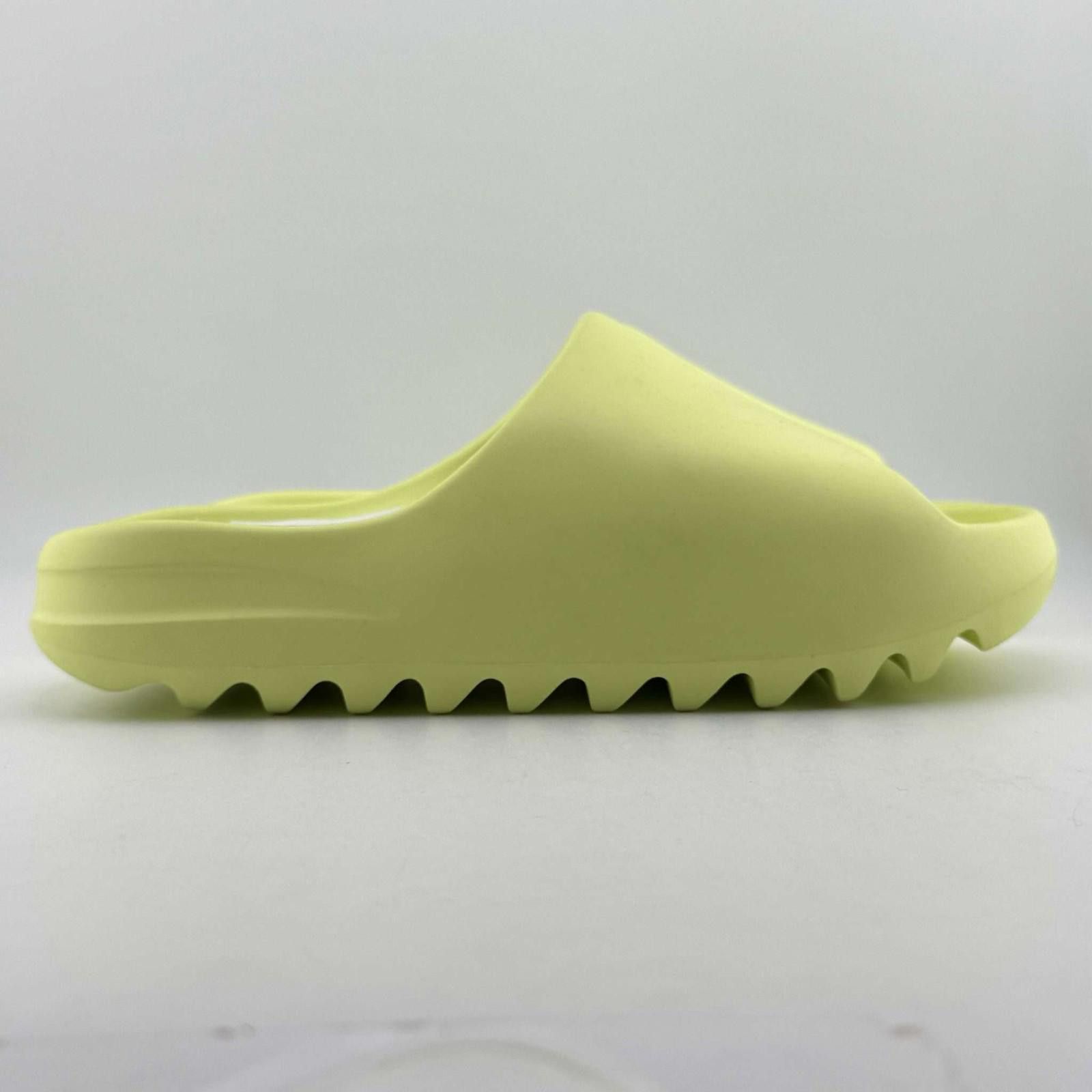 Adidas Yeezy Slide Green Glow 5 Used OG Box GX6138 Size US 5 / EU 37 - 4 Thumbnail