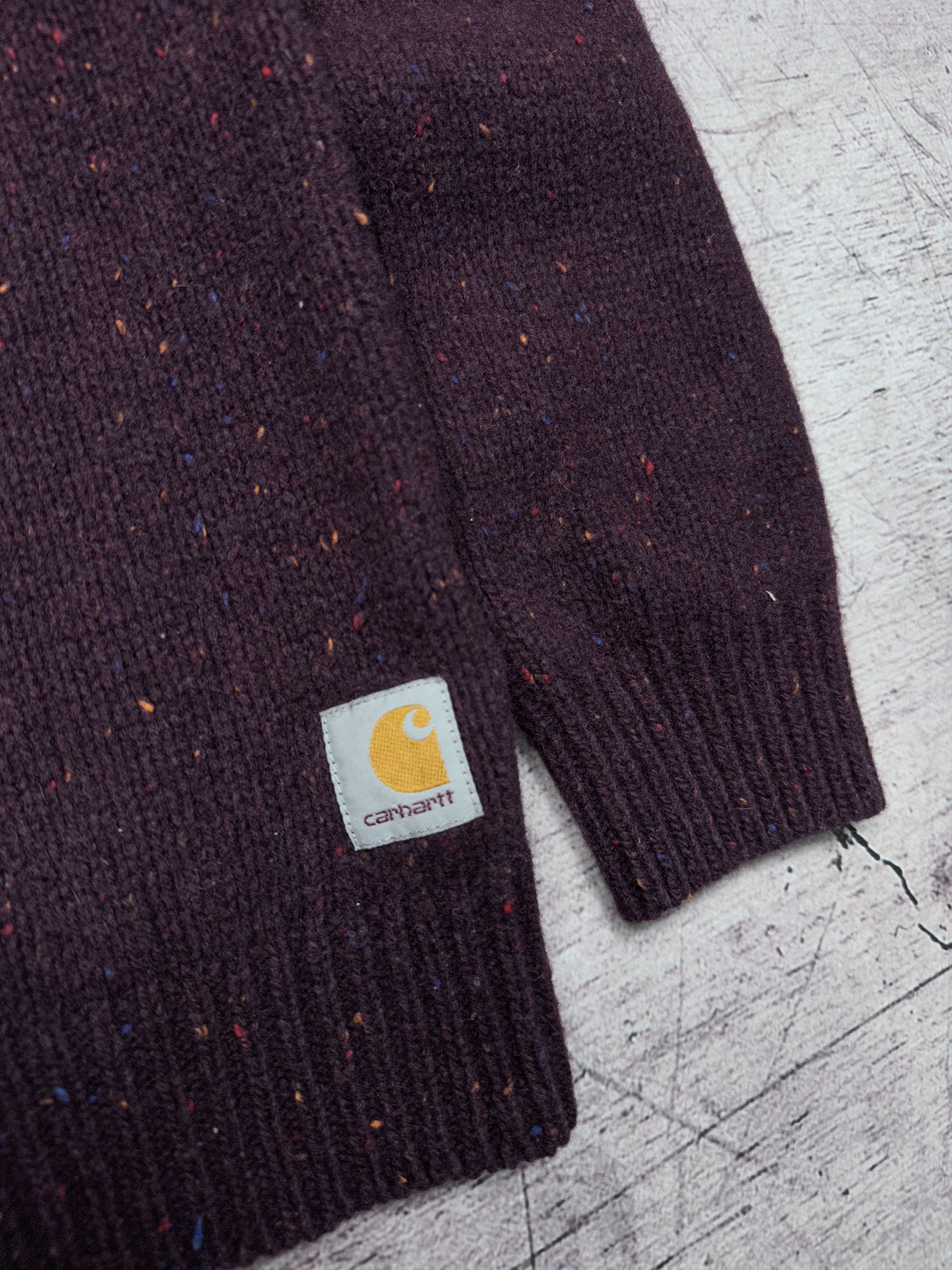 Carhartt Wip Carhartt Wip Mens Anglistic Wool Knit Sweater Size US S / EU 44-46 / 1 - 3 Thumbnail