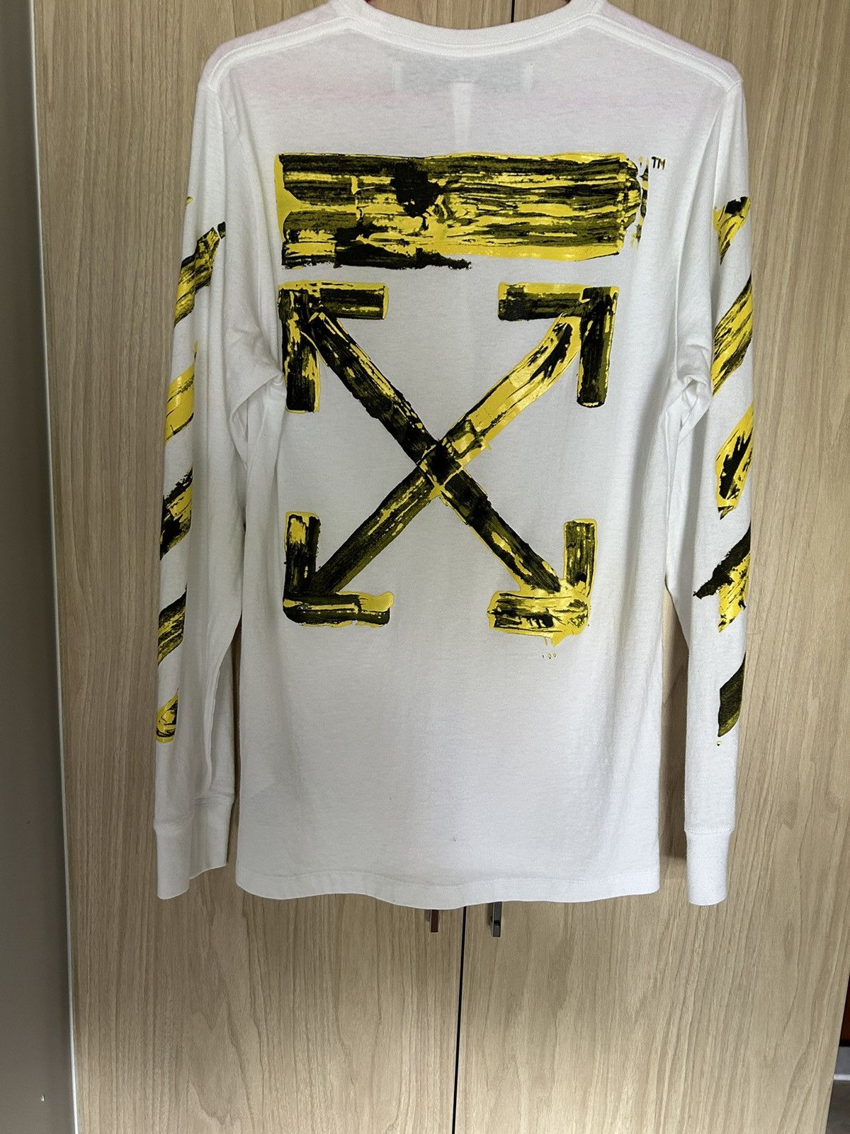 Off-White Off-White Ssense Exclusive White & Yellow Acryclic Arrows Size US S / EU 44-46 / 1 - 2 Thumbnail
