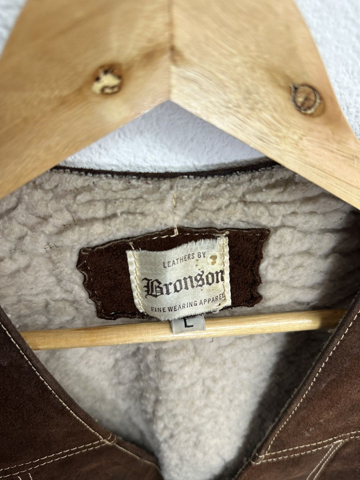 Other Vintage Bronson Leather Vest Size US L / EU 52-54 / 3 - 3 Thumbnail