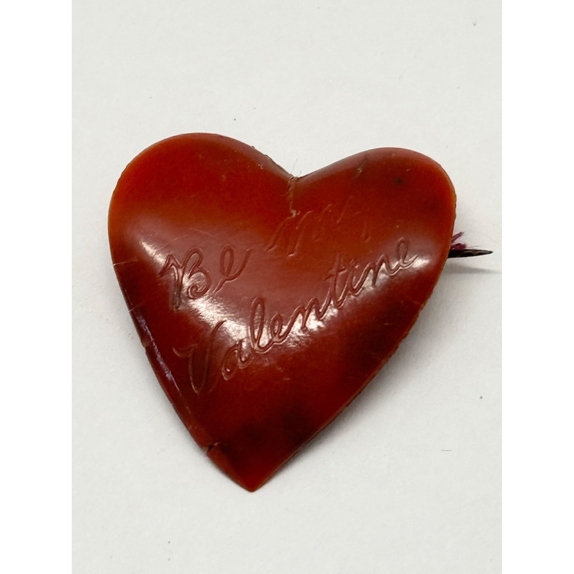Estate vintage be my valentine pin