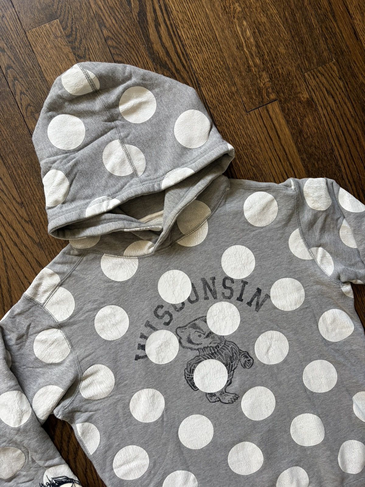 Sasquatchfabrix SasquatchFabrix Ss08 Polka Dot Wisconsin hoodie Size US S / EU 44-46 / 1 - 2 Thumbnail