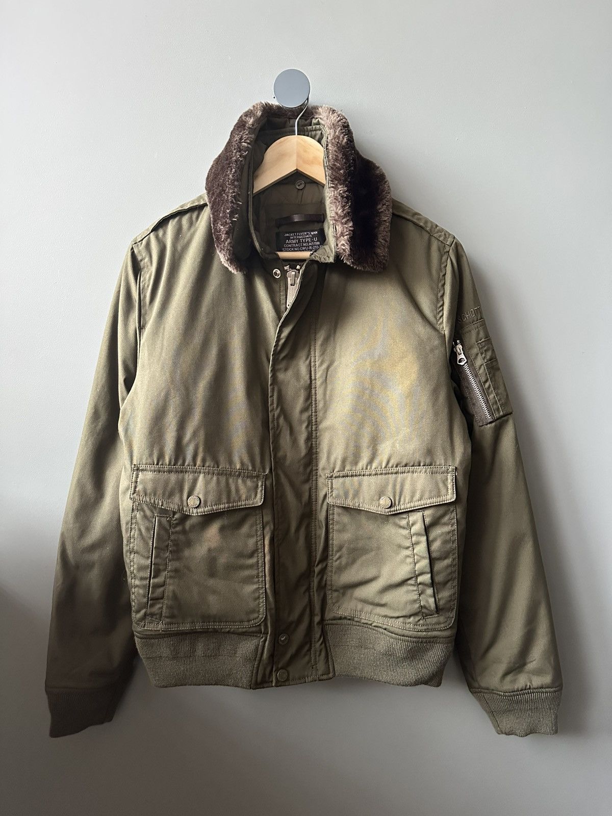 Schott Schott Bros Inc. Nylon Jacket Flyer's MAN Intermediate USAF Size US M / EU 48-50 / 2 - 1 Thumbnail