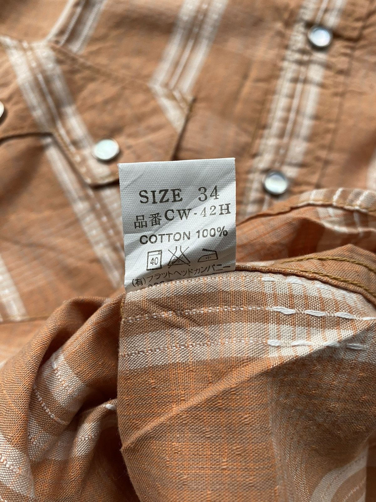 The Flat Head The flat head western shirt button up Size US S / EU 44-46 / 1 - 6 Thumbnail
