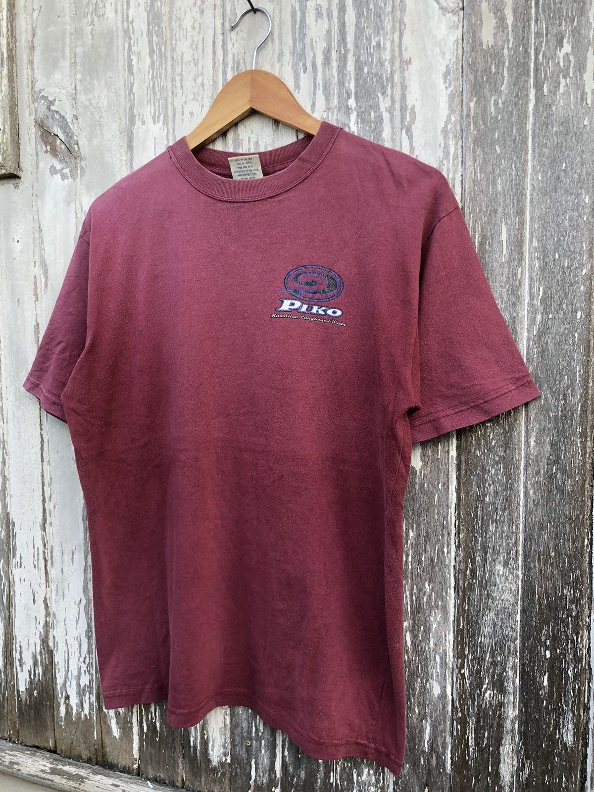 Quiksilver 🔥Vintage🔥Sunfaded Piko Surfwear Big Logo Tee Size US M / EU 48-50 / 2 - 10 Thumbnail