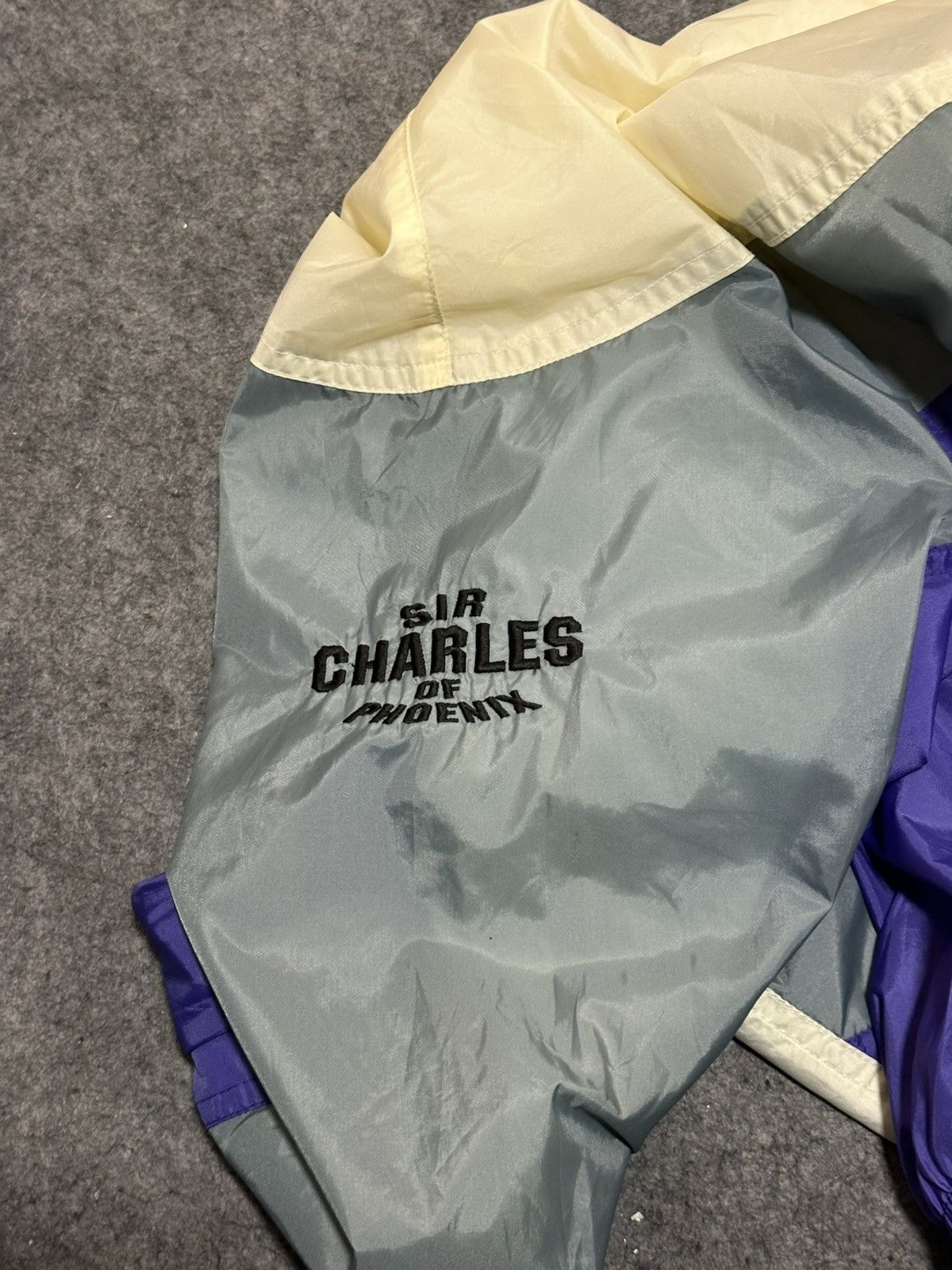 Nike vintage 1990s Nike "Sir Charles" Charles Barkley windbreaker Size US L / EU 52-54 / 3 - 7 Thumbnail