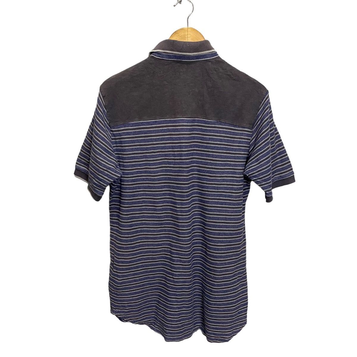 Undercover × Uniqlo Undercover X Uniqlo single pocket stripe polo shirt Size US L / EU 52-54 / 3 - 4 Thumbnail