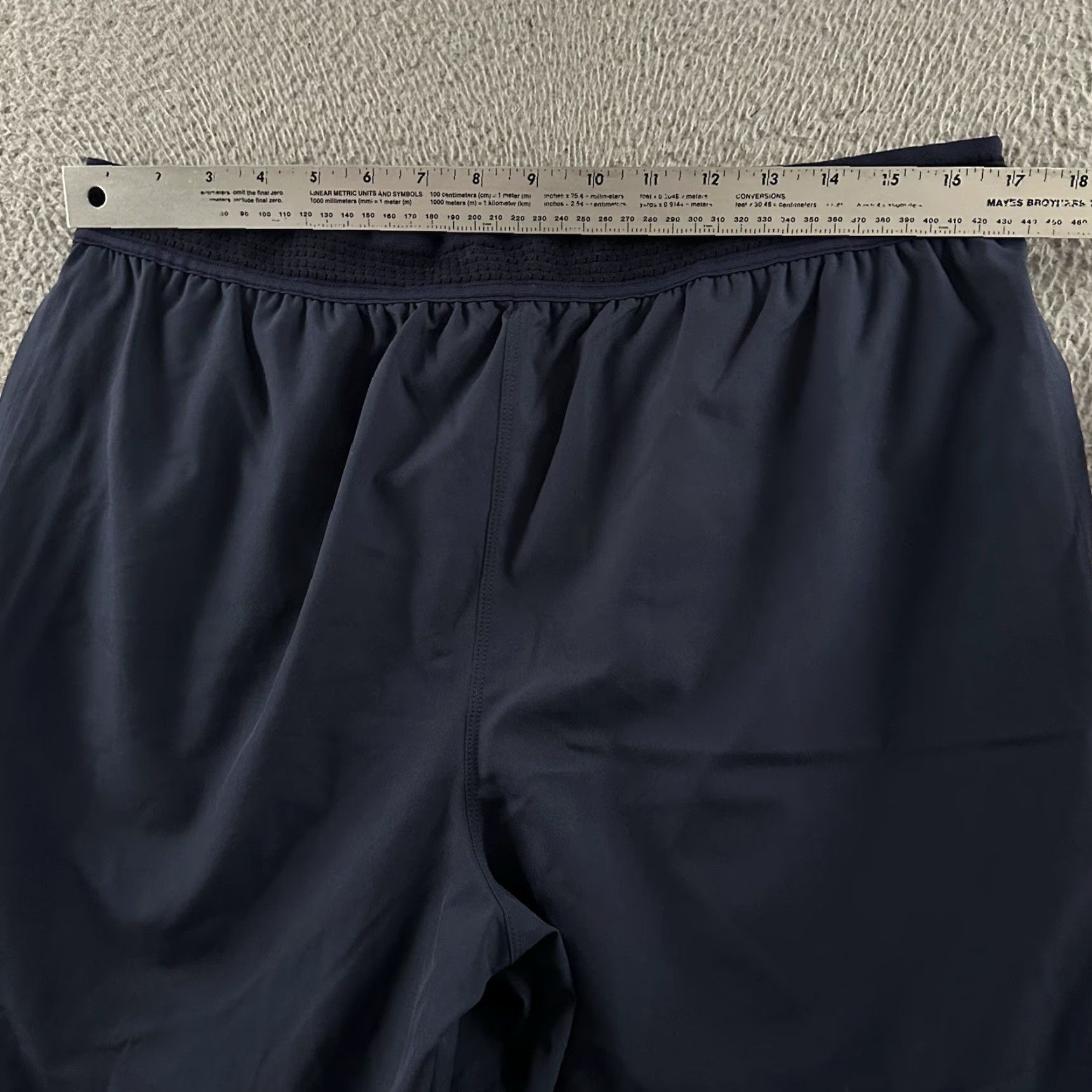 Fabletics Fabletics Shorts Mens Blue Size Large The Fundamental Short Polyester Blend Athletic Activewear Size US 33 - 4 Thumbnail