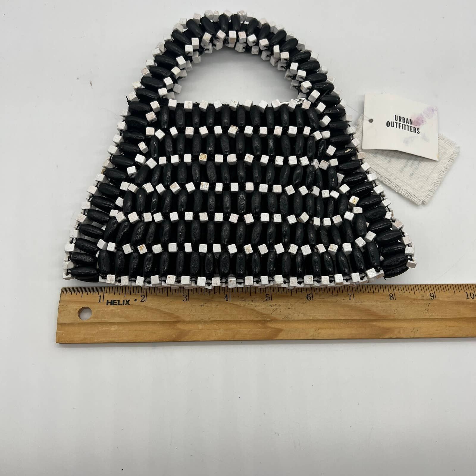 Urban Outfitters Urban Outfitters Mini Hand Made Wooden Beaded Purse Size ONE SIZE - 5 Thumbnail