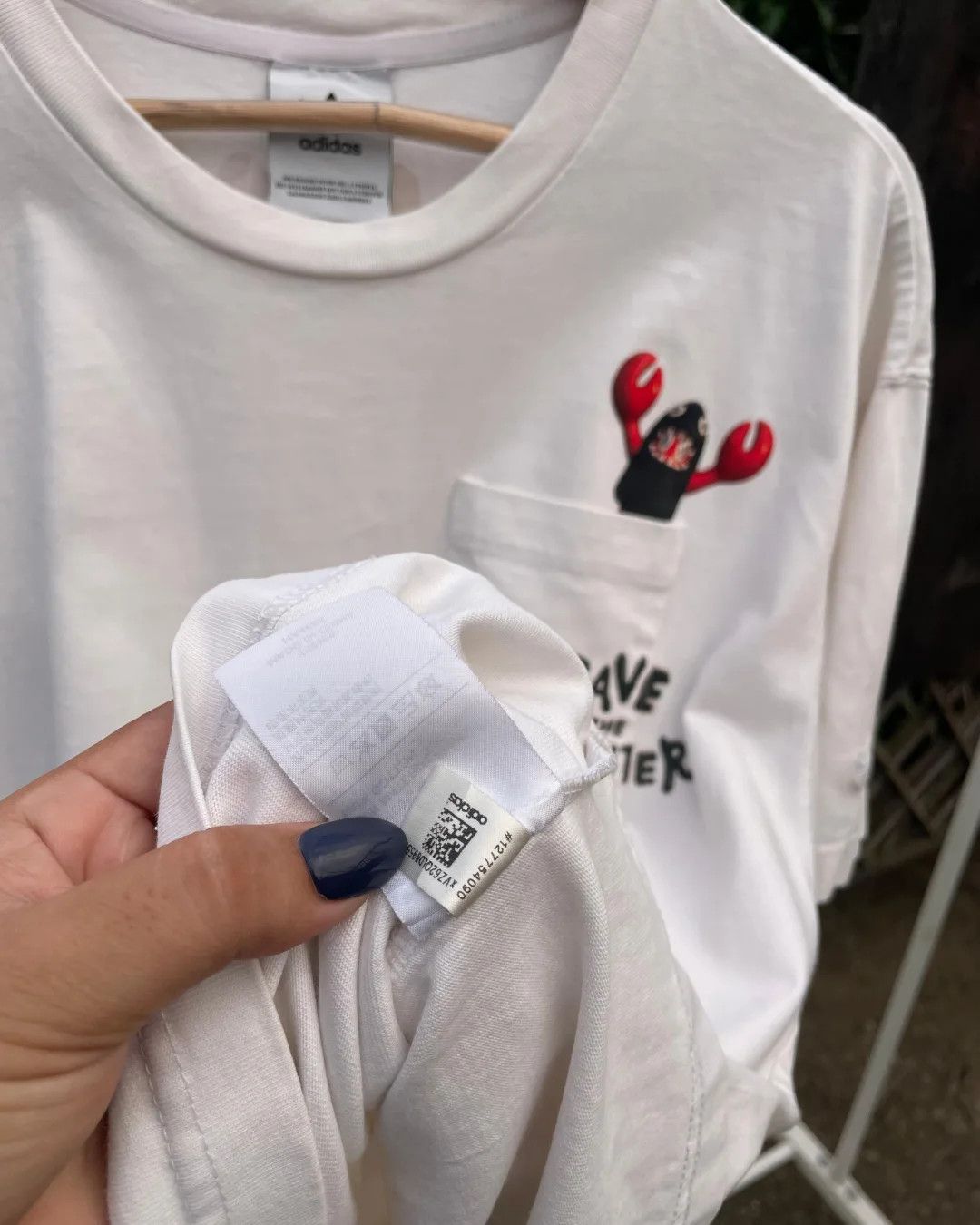 Adidas Adidas Save the lobster tshirt Size US S / EU 44-46 / 1 - 7 Thumbnail