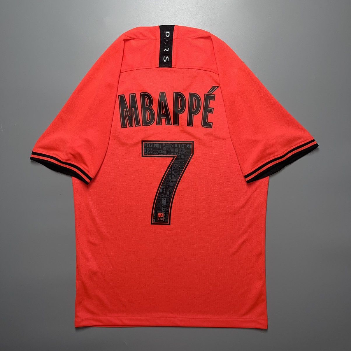 PSG NIKE 2019/2020 FOOTBALL SOCCER AWAY JERSEY #7 MBAPPE