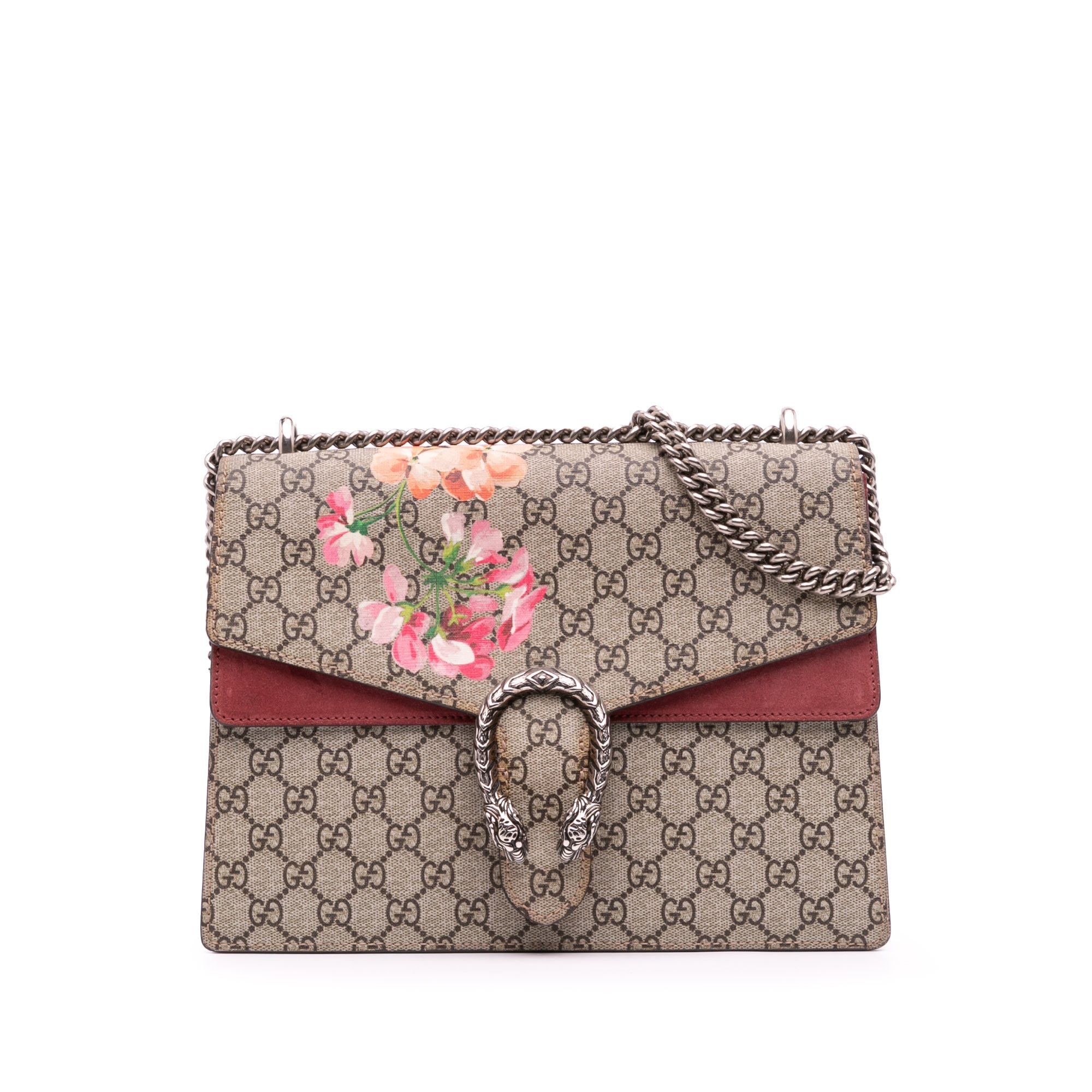 Gucci Gucci Medium GG Supreme Blooms Dionysus Shoulder Bag Size ONE SIZE - 1 Thumbnail