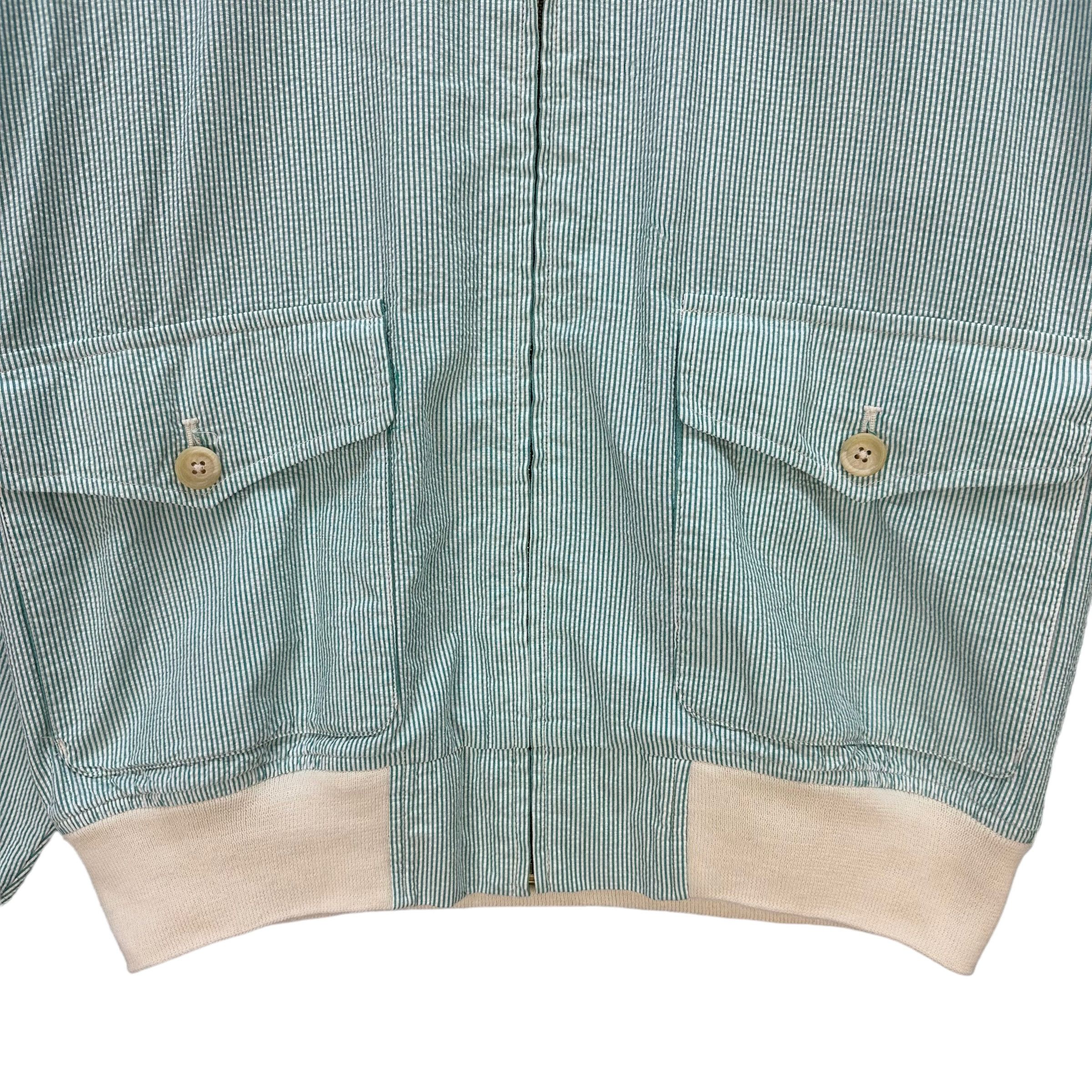Polo Ralph Lauren 90's POLO RL 3 POCKET STRIPED BOMBER JACKET #8871-033 Size US L / EU 52-54 / 3 - 3 Thumbnail