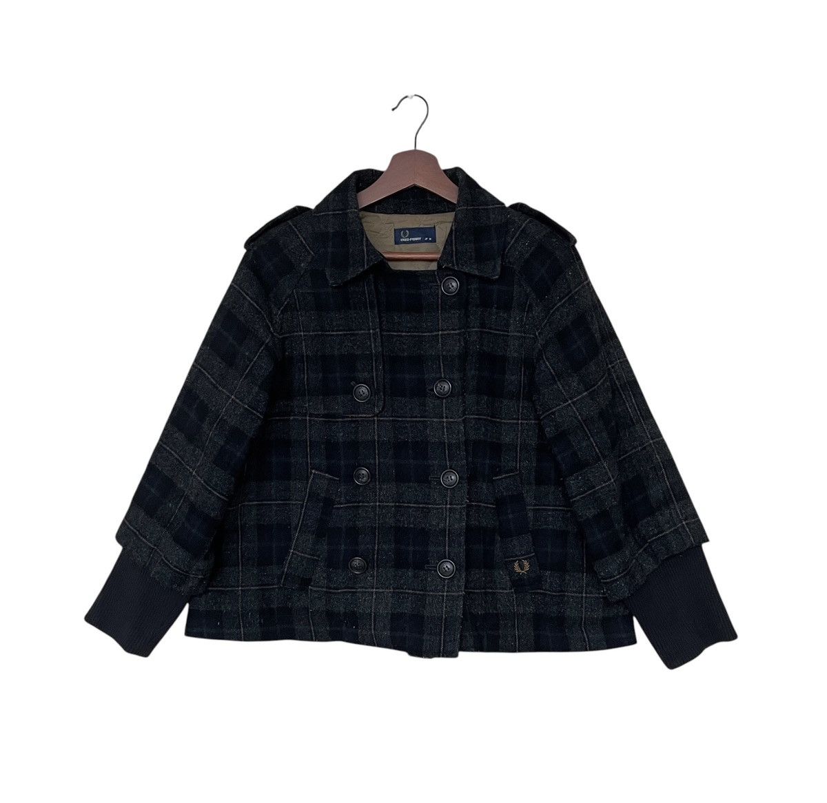 Fred Perry × Vintage Vintage Brand Fred Perry Wool Jacket 2000s Size US M / EU 48-50 / 2 - 1 Thumbnail
