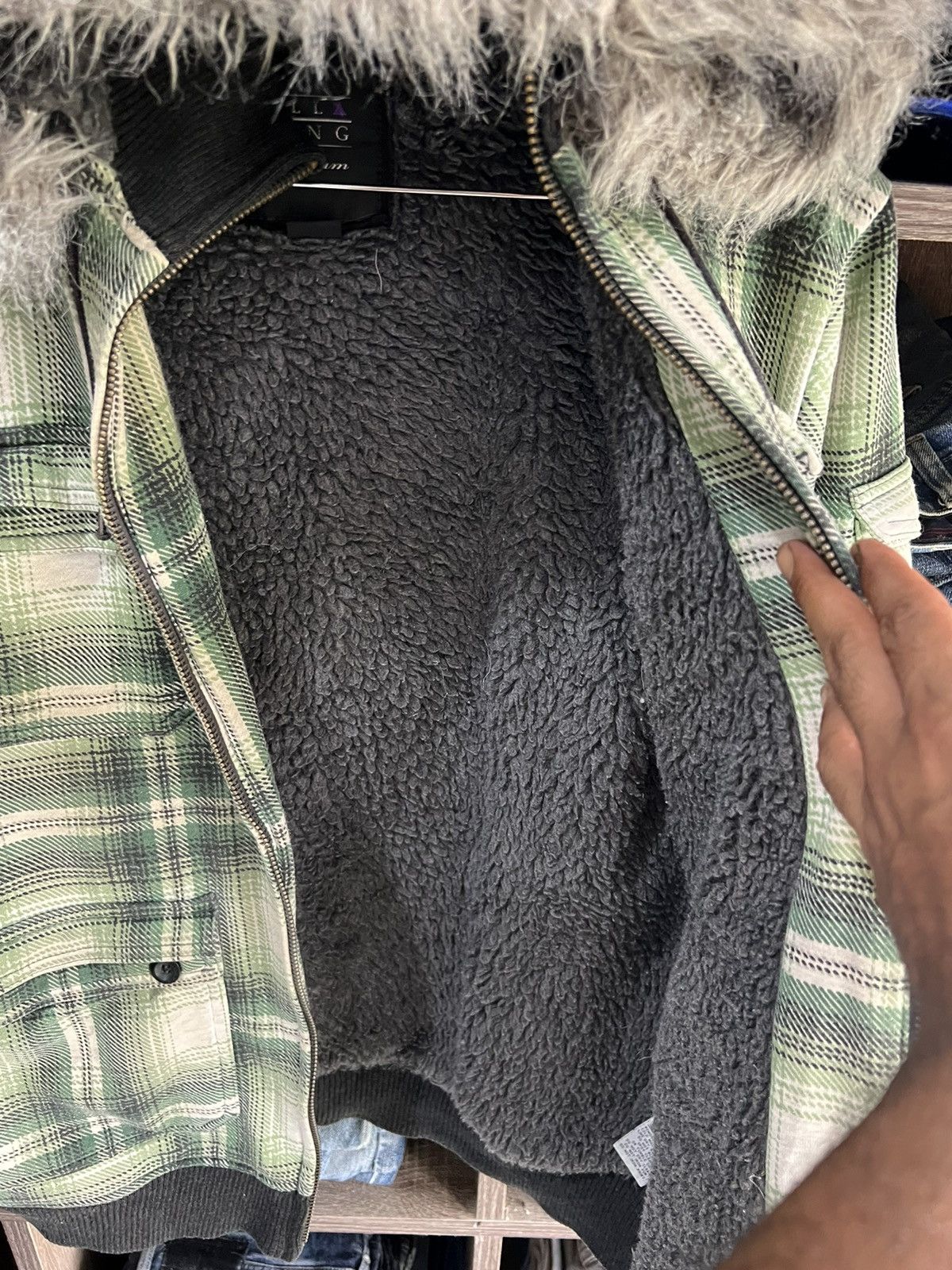 Billabong 🔥Vintage Billabong Plaid Sherpa Jacket Size US M / EU 48-50 / 2 - 14 Thumbnail