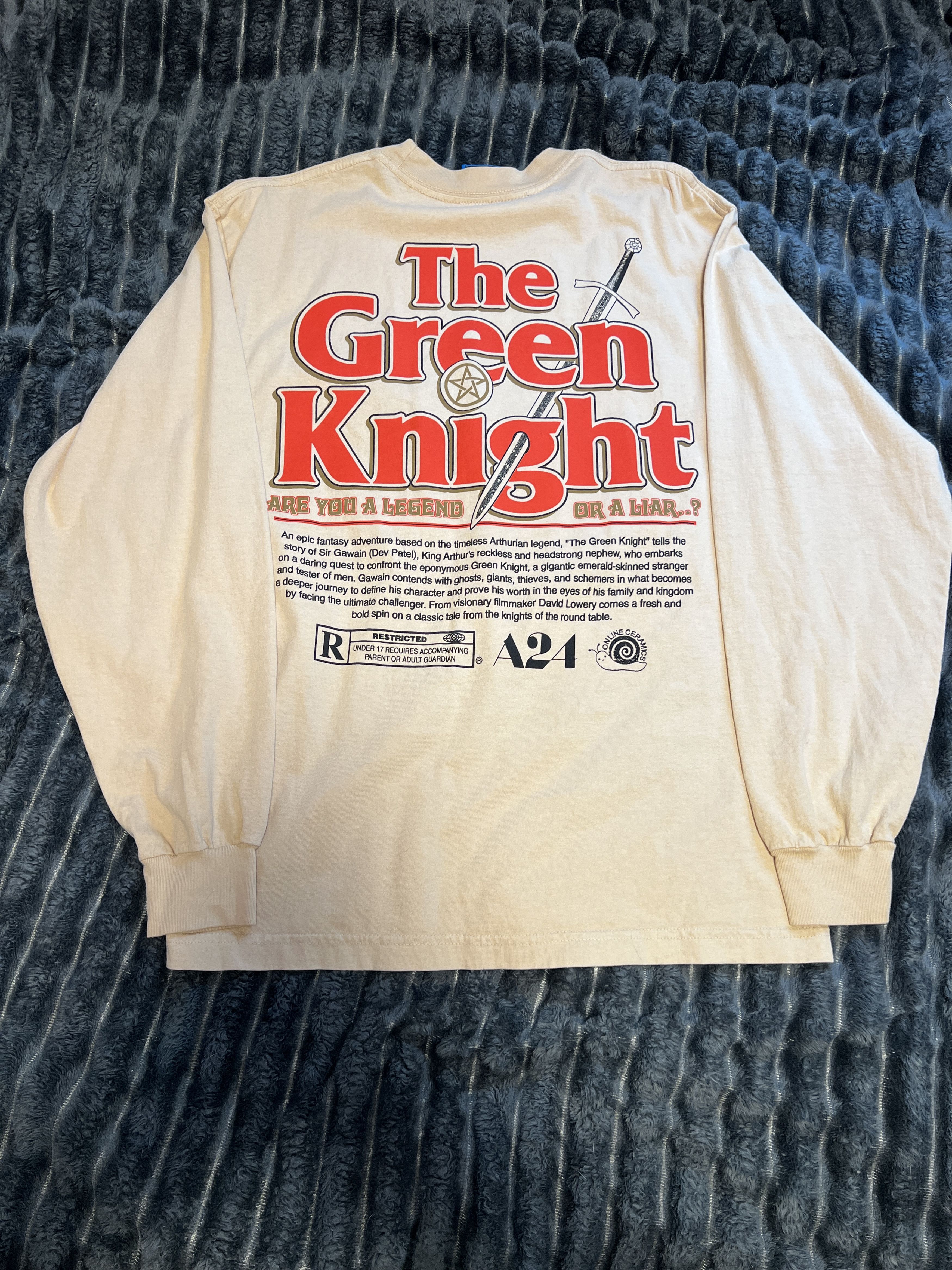 A24 × Online Ceramics The Green Knight Long Sleeve (M) NEVER WORN Size US M / EU 48-50 / 2 - 3 Thumbnail
